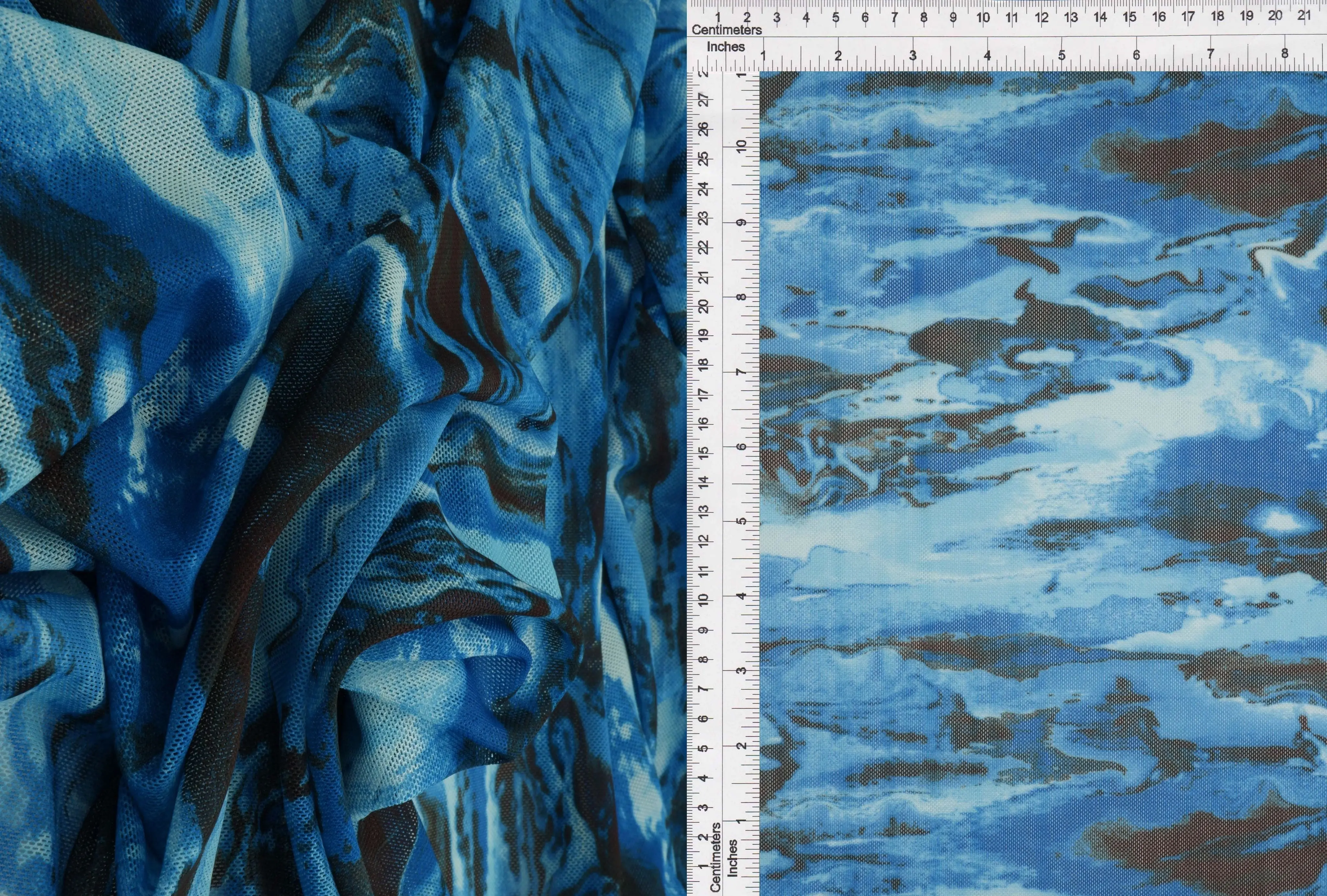 Abstract Digital Mesh Stretch Fabric - MESH-MS11251D - Image 7
