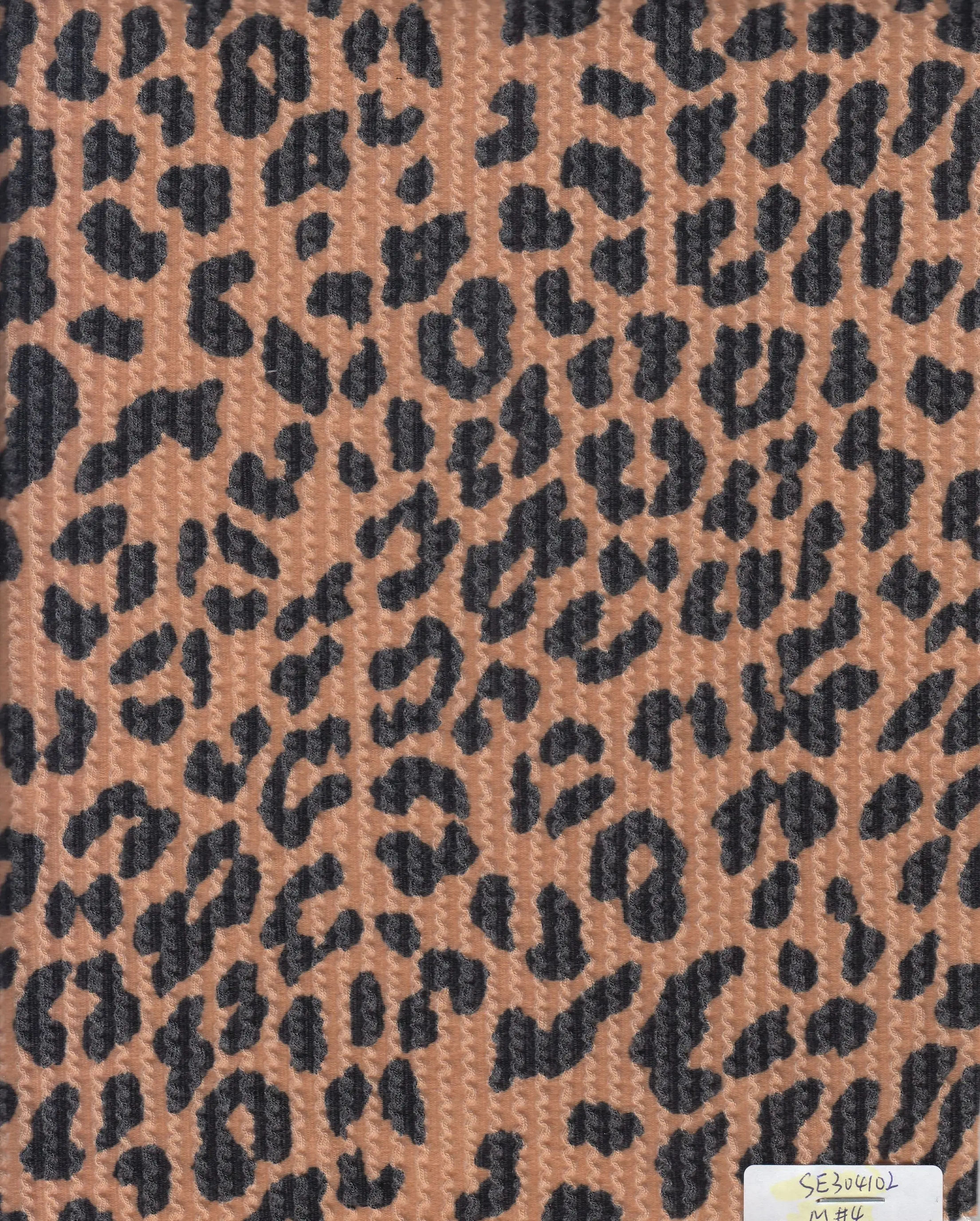 Animal Print Jacquard Double Knit Fabric - KNT4463-S304102 - Image 17