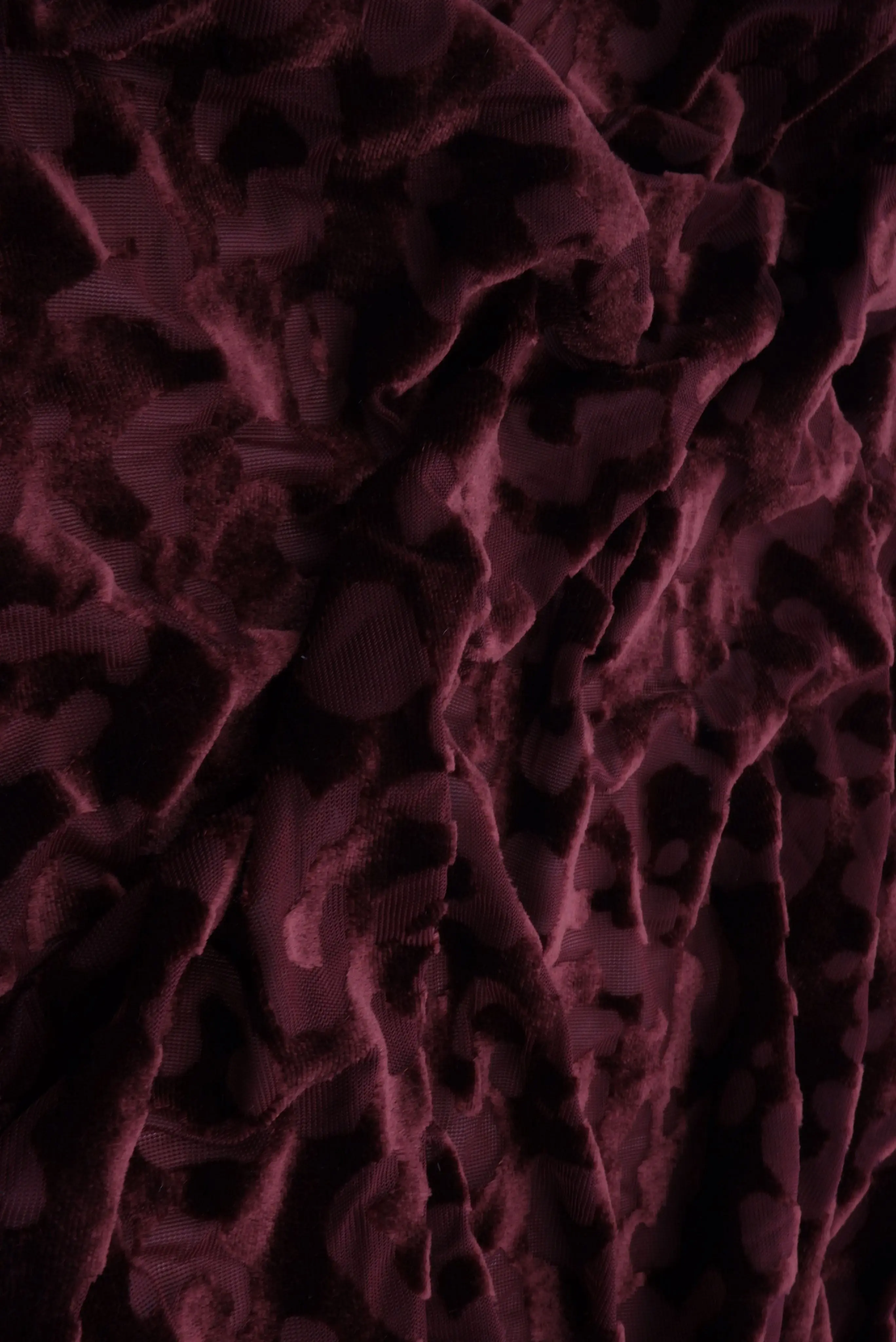 Animal Print Velvet Burnout Knit Fabric - KNT3869-Q10720 - Image 4