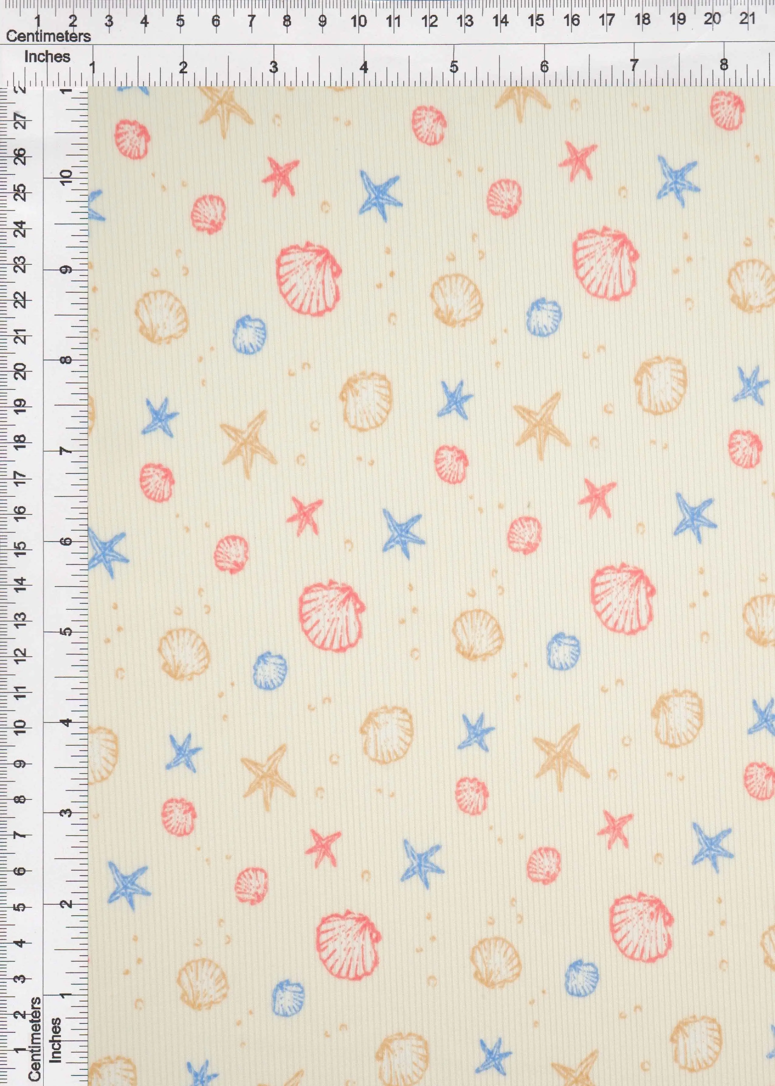 Under the Sea Print 2x2 Rib Knit Fabric - CF-MS11505 - Image 3