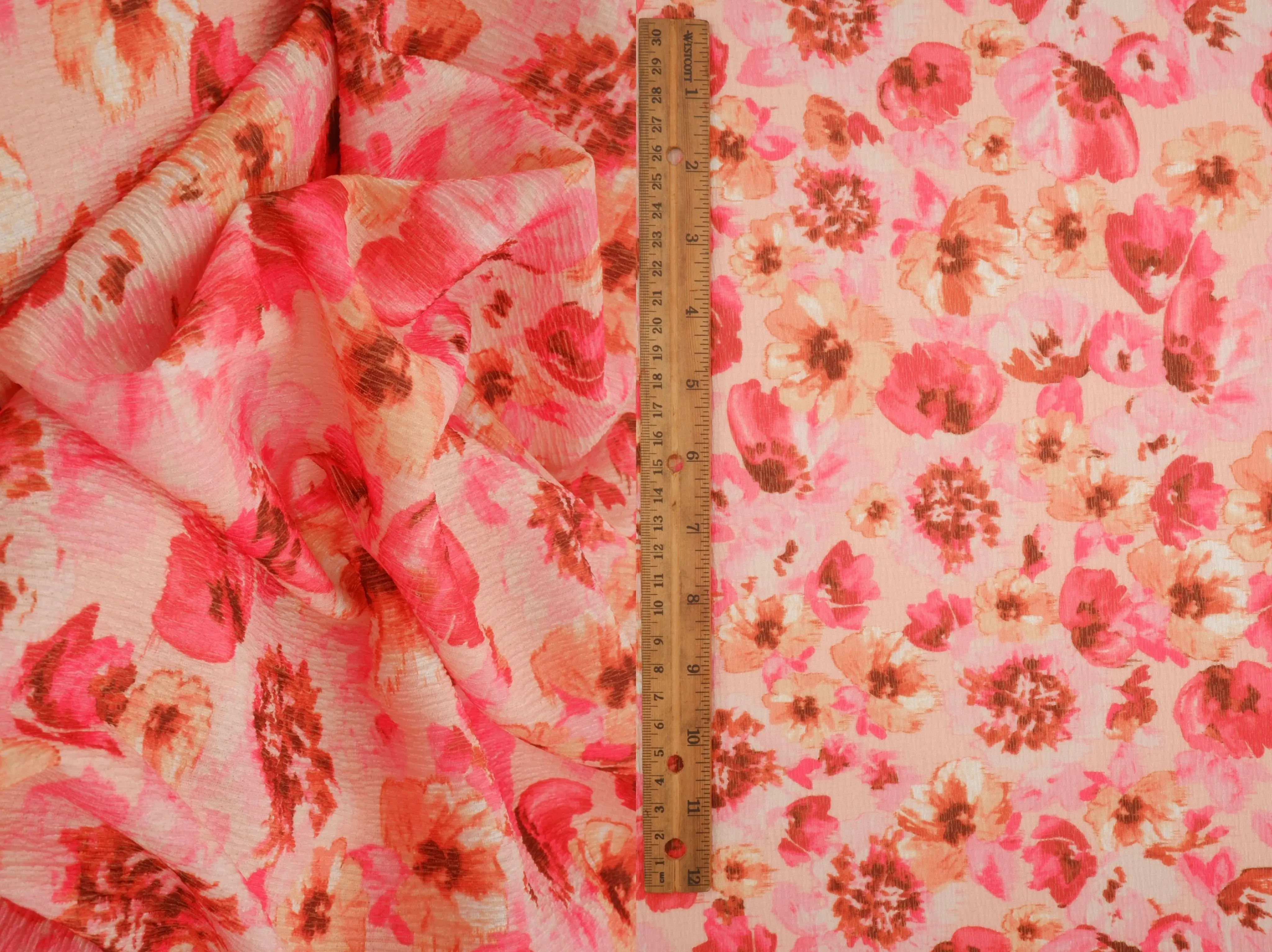 Floral Ripple Jersey Digital Print Fabric   CRP4613-M11606D - Image 7