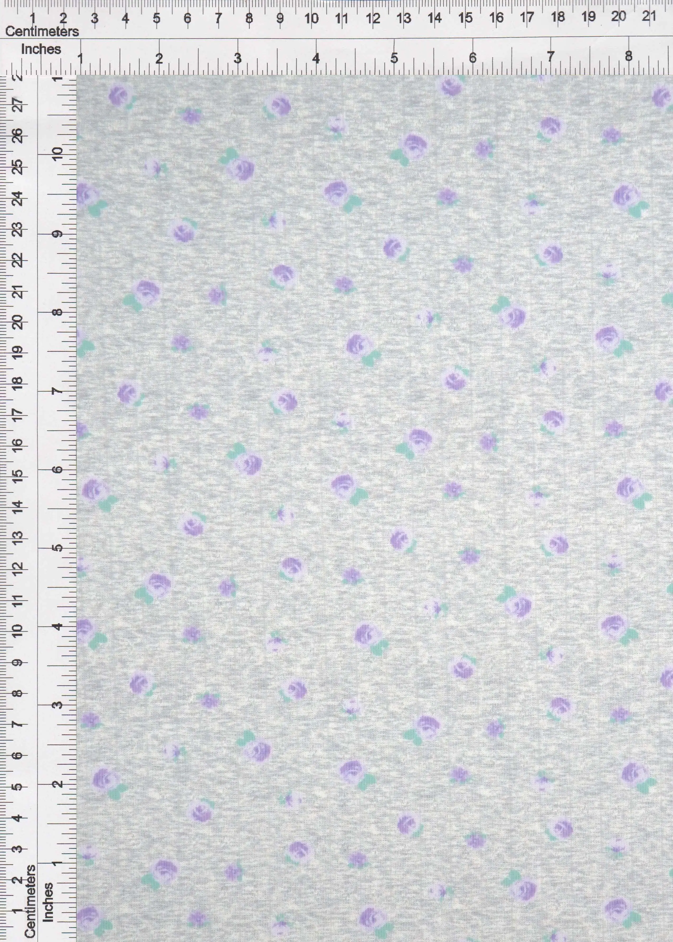 Ditsy Floral Digital Print Pointelle Knit Fabric - KNT4622-MS11364 - Image 3
