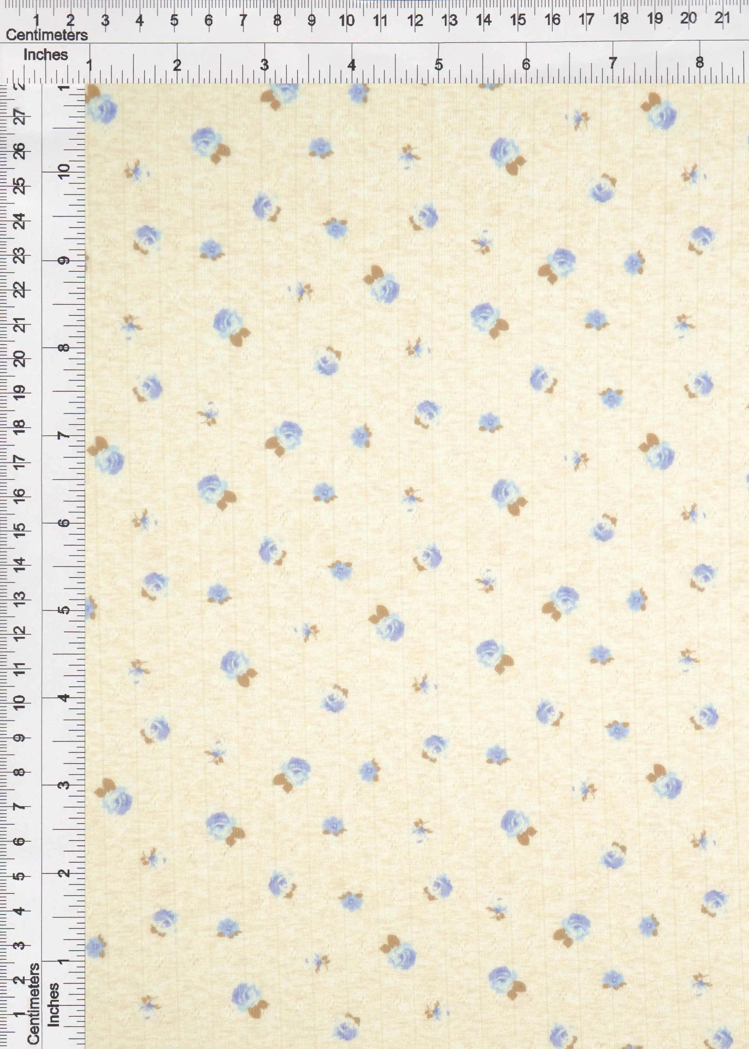 Ditsy Floral Digital Print Pointelle Knit Fabric - KNT4622-MS11364 - Image 7