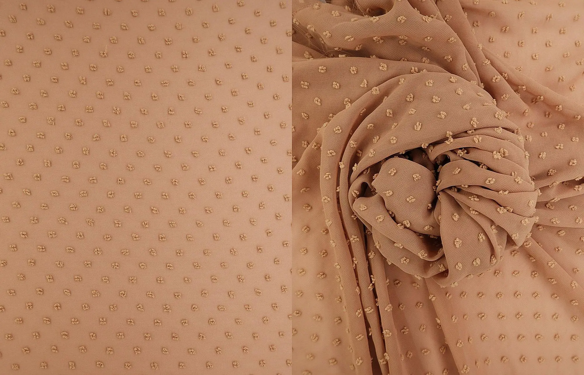 Dot Chiffon Solid Woven Fabric - HIMLT-3132 - Image 12