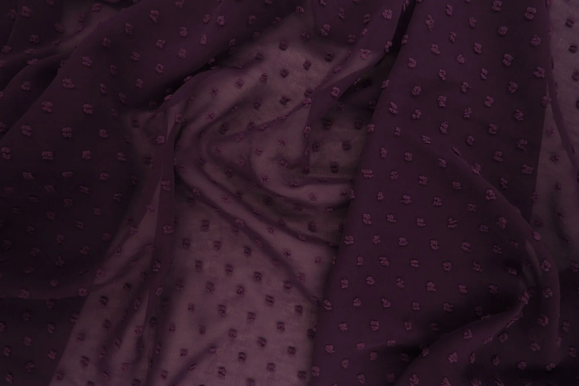 Dot Chiffon Solid Woven Fabric - HIMLT-3132 - Image 41