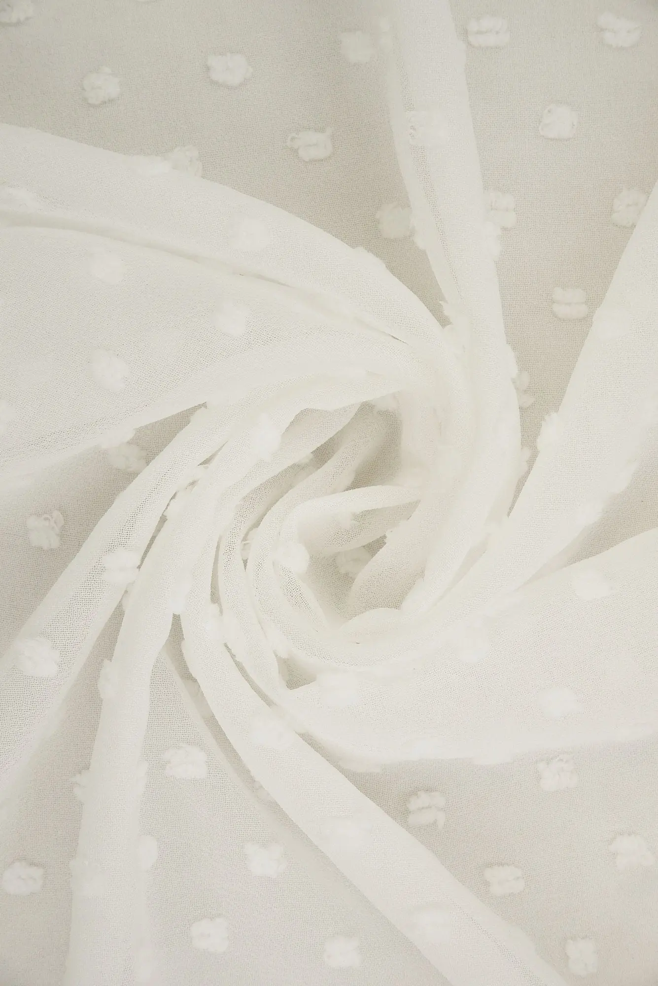 Dot Chiffon Solid Woven Fabric - HIMLT-3132 - Image 46