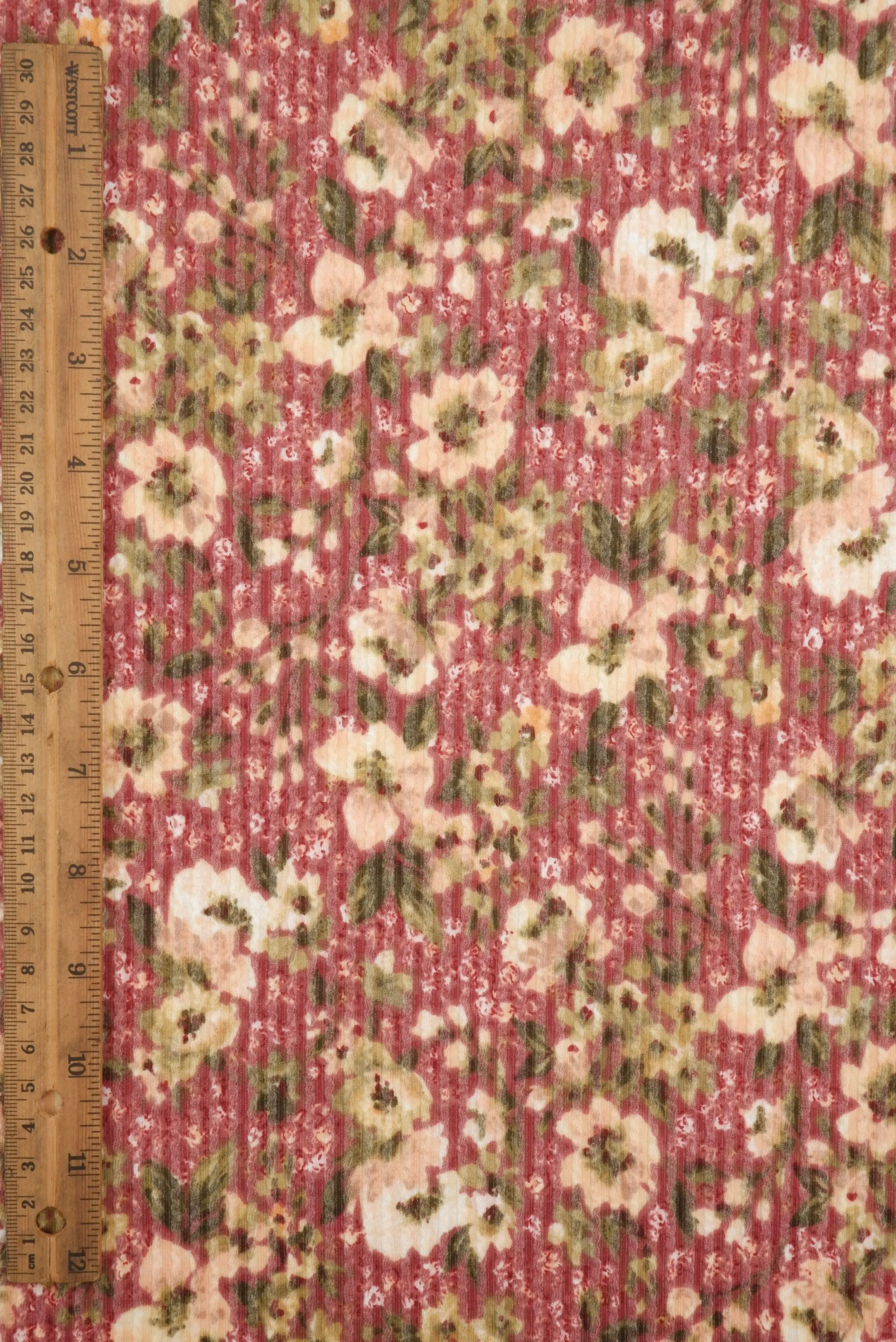 Double Knit Jacquard Floral Fabric KNT4463-MS11062 - Image 5