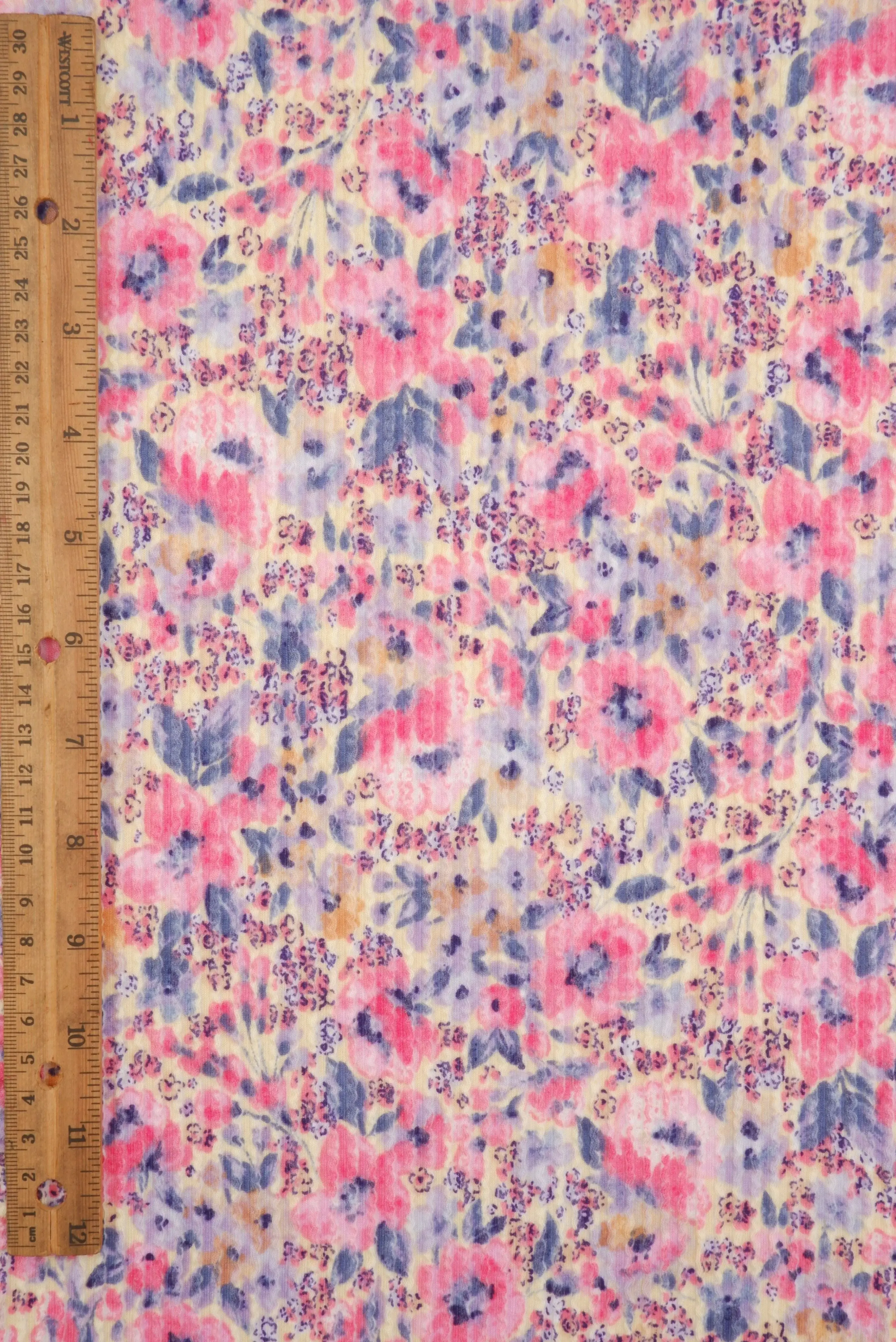 Double Knit Jacquard Floral Fabric KNT4463-MS11062 - Image 8