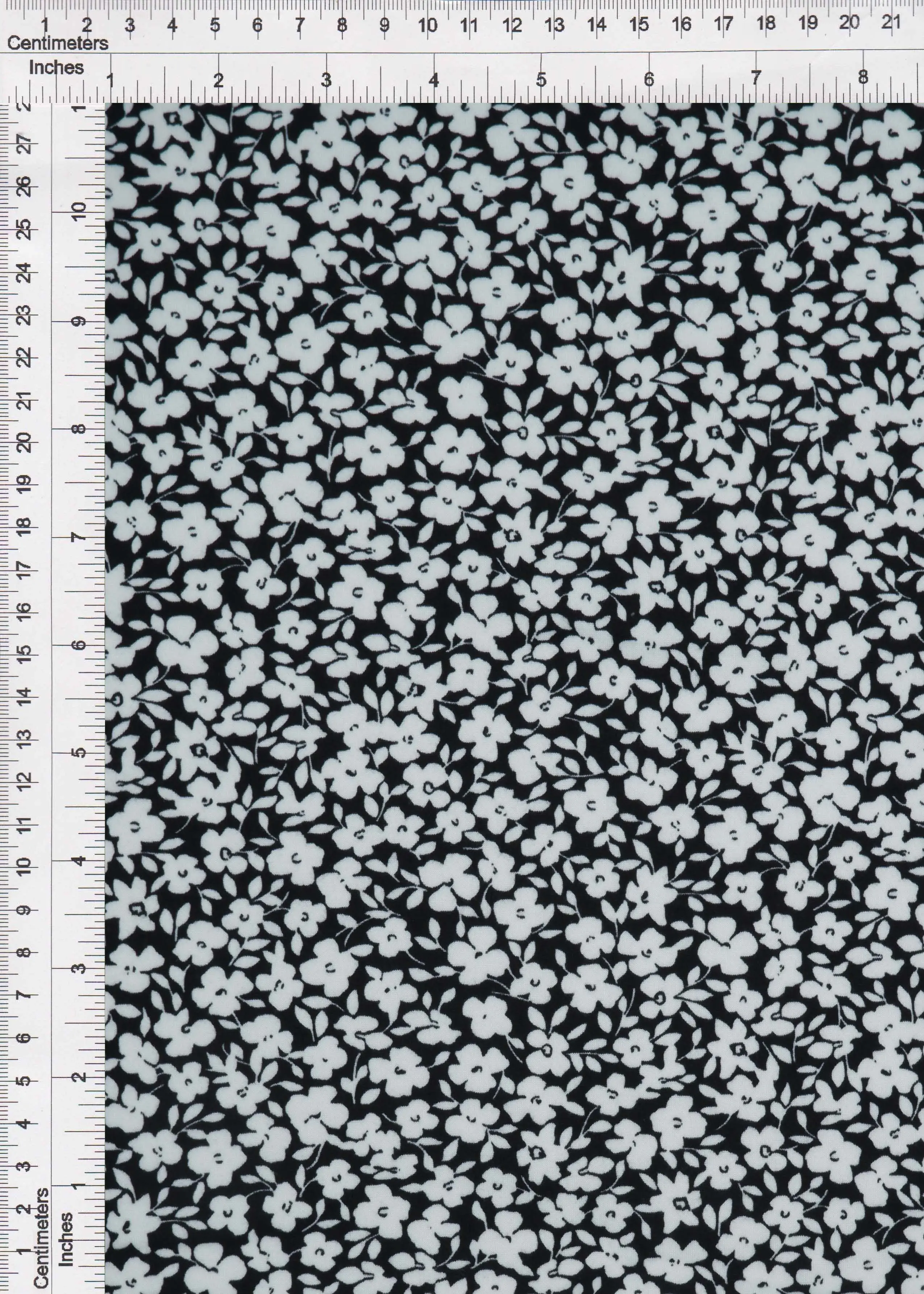 DTY Brushed Ditsy Floral Print Stretch Knit Fabric - KNT2100-Q90202 - Image 3