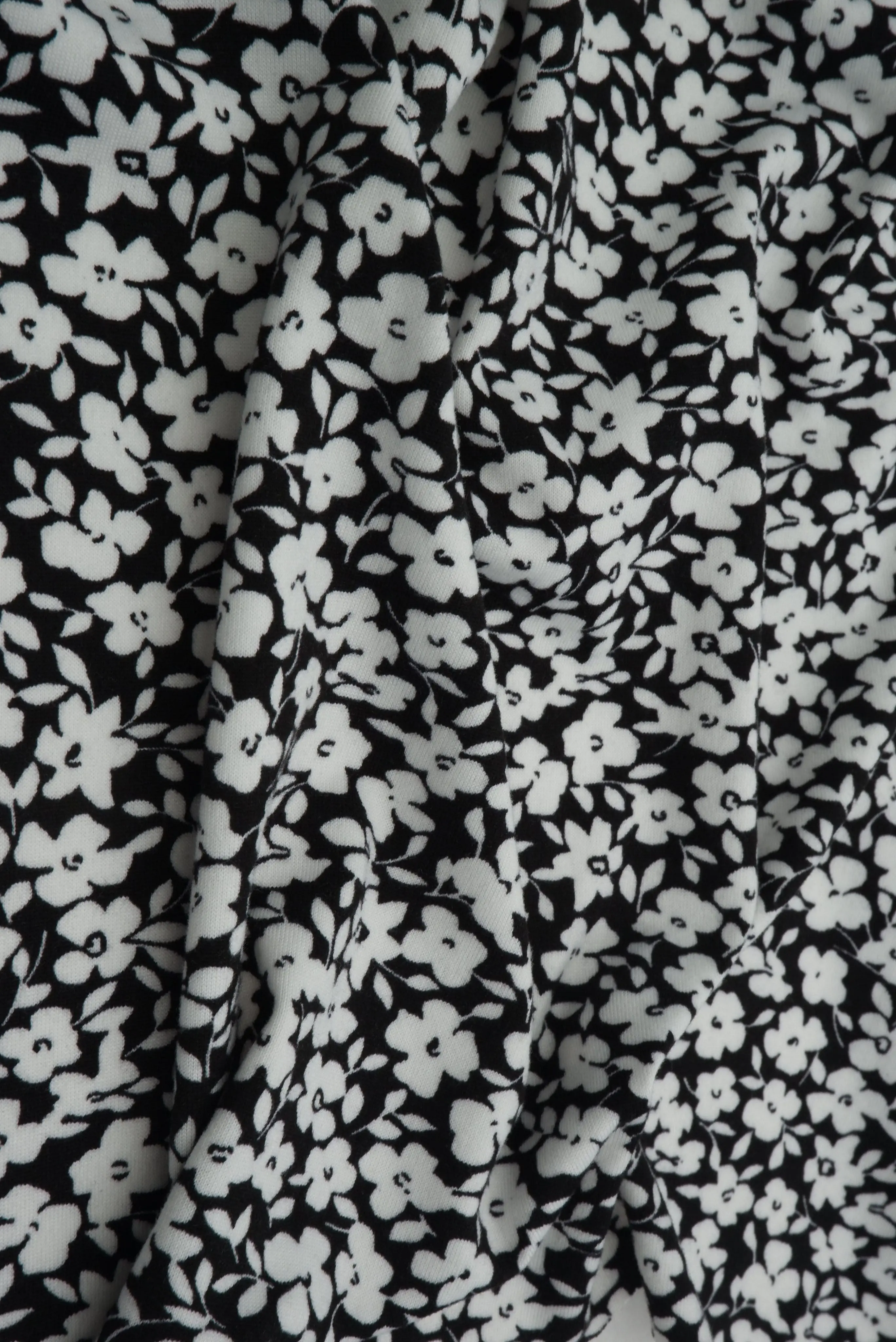 DTY Brushed Ditsy Floral Print Stretch Knit Fabric - KNT2100-Q90202 - Image 4