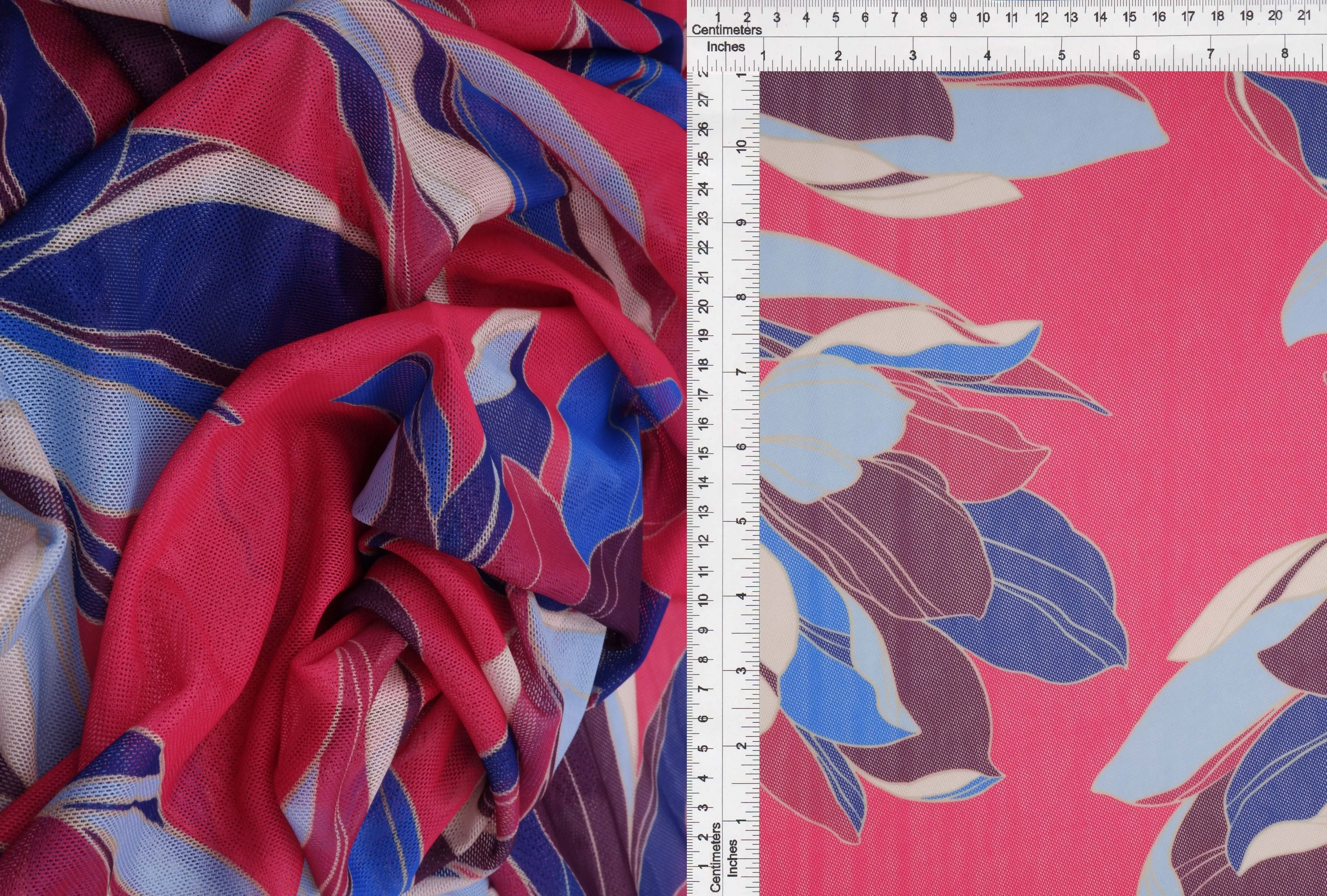 Floral Digital Mesh Stretch Fabric - MESH-MS11206D - Image 4