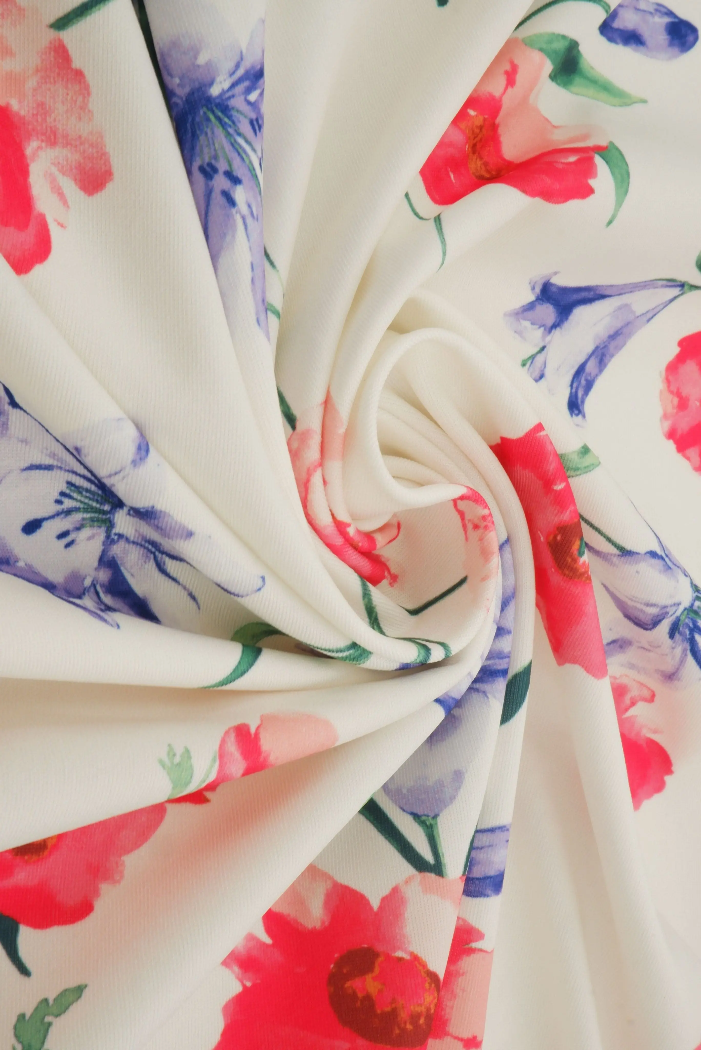 Floral Digital Print DTY Knit Fabric - KNT4498-M11507D - Image 10