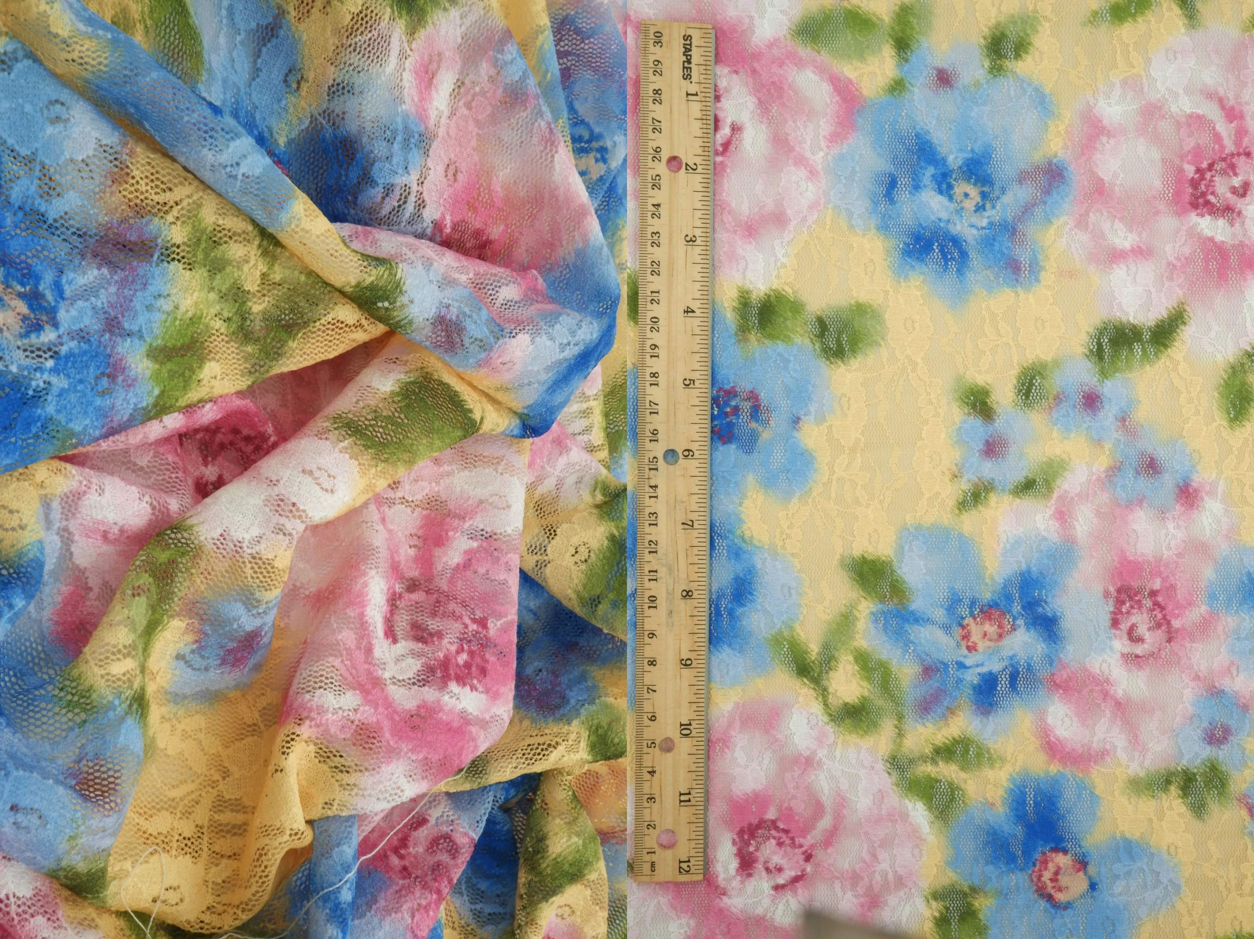 Floral Digital Print Lace LACE4481-M11709 - Image 2
