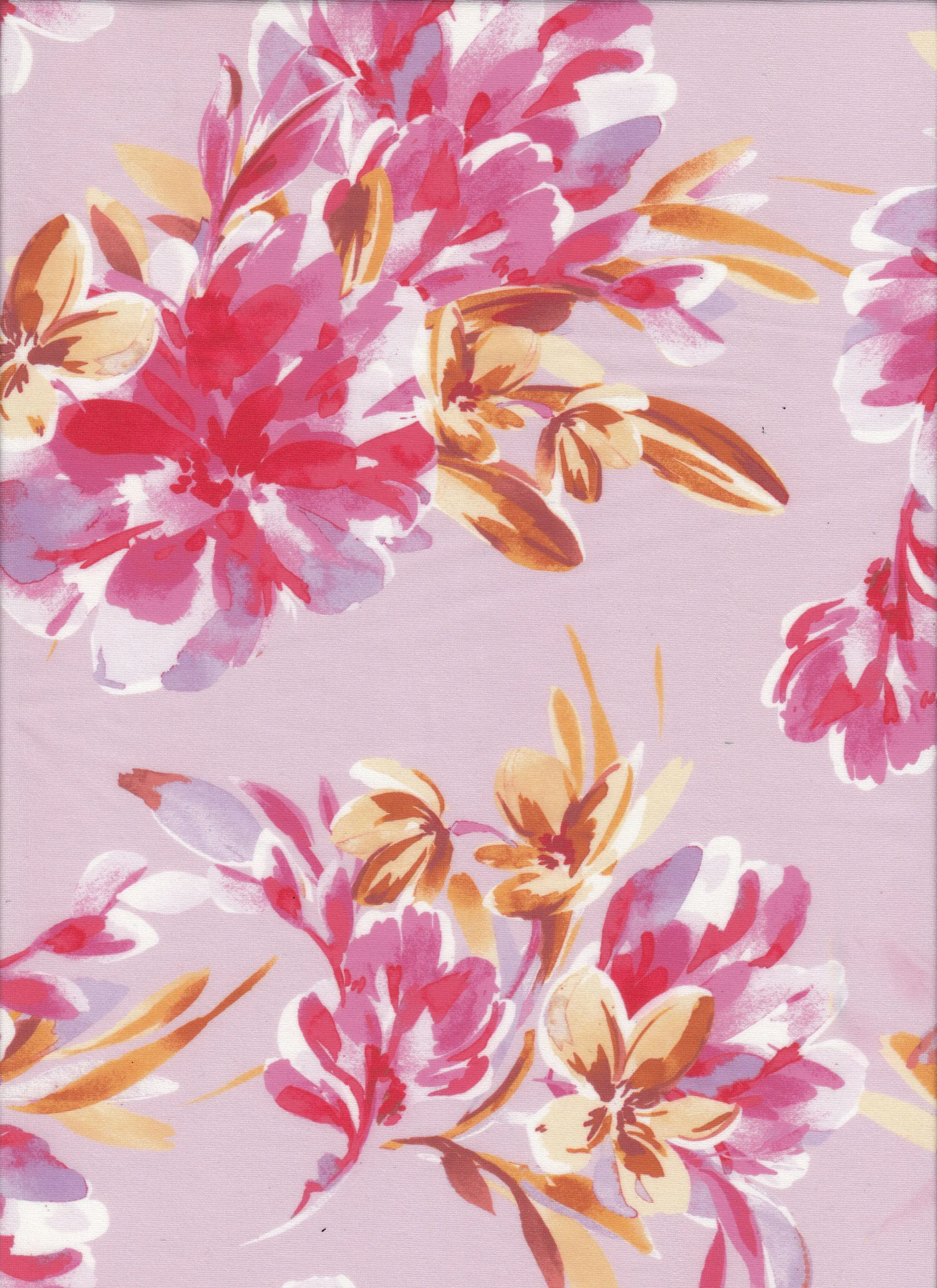 Floral Digital Print Stretch DTY Knit Fabric - KNT4498-MS11510 - Image 9