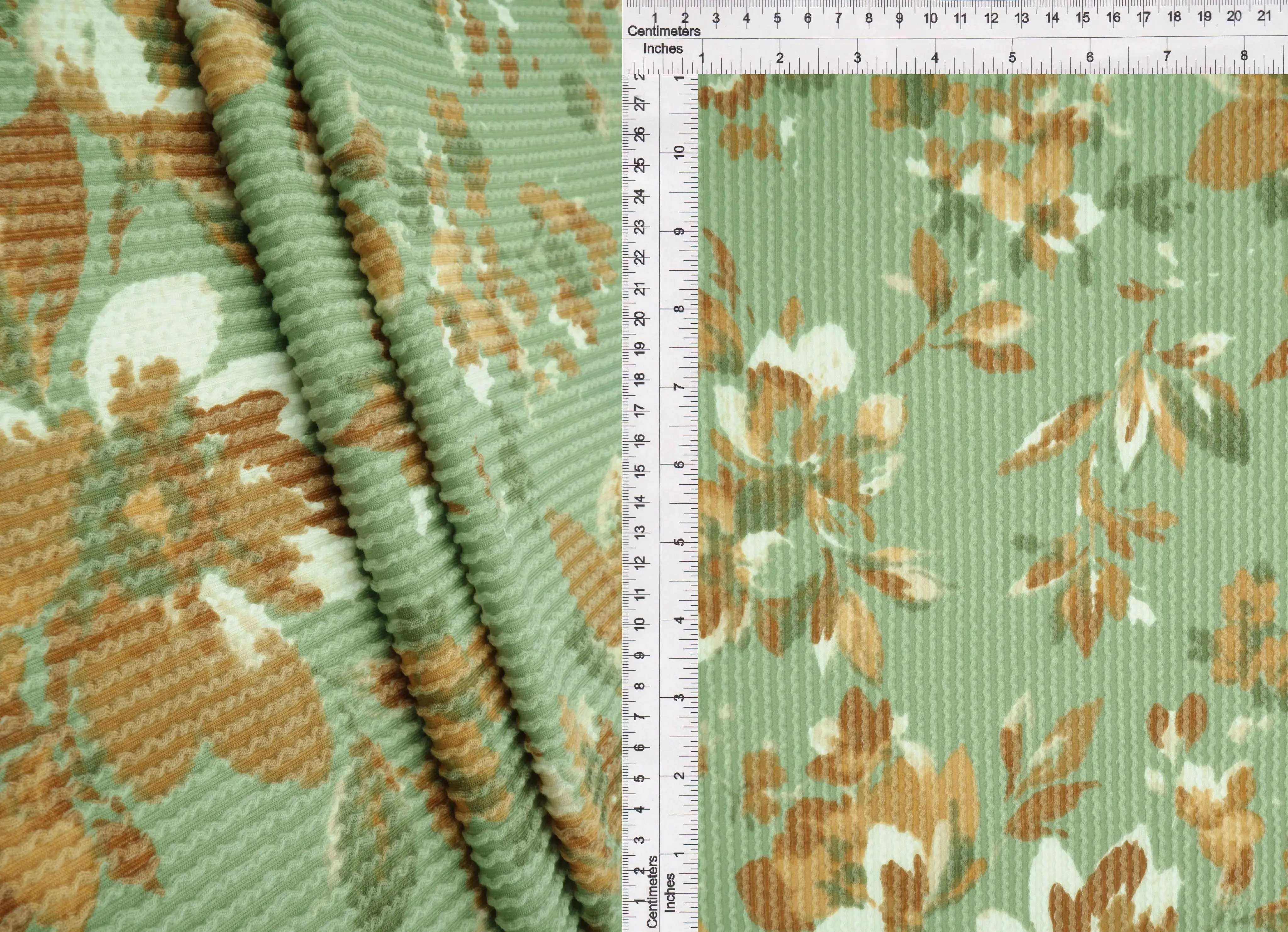 Floral Jacquard Double Knit Fabric - KNT4463-MS11312 - Image 9