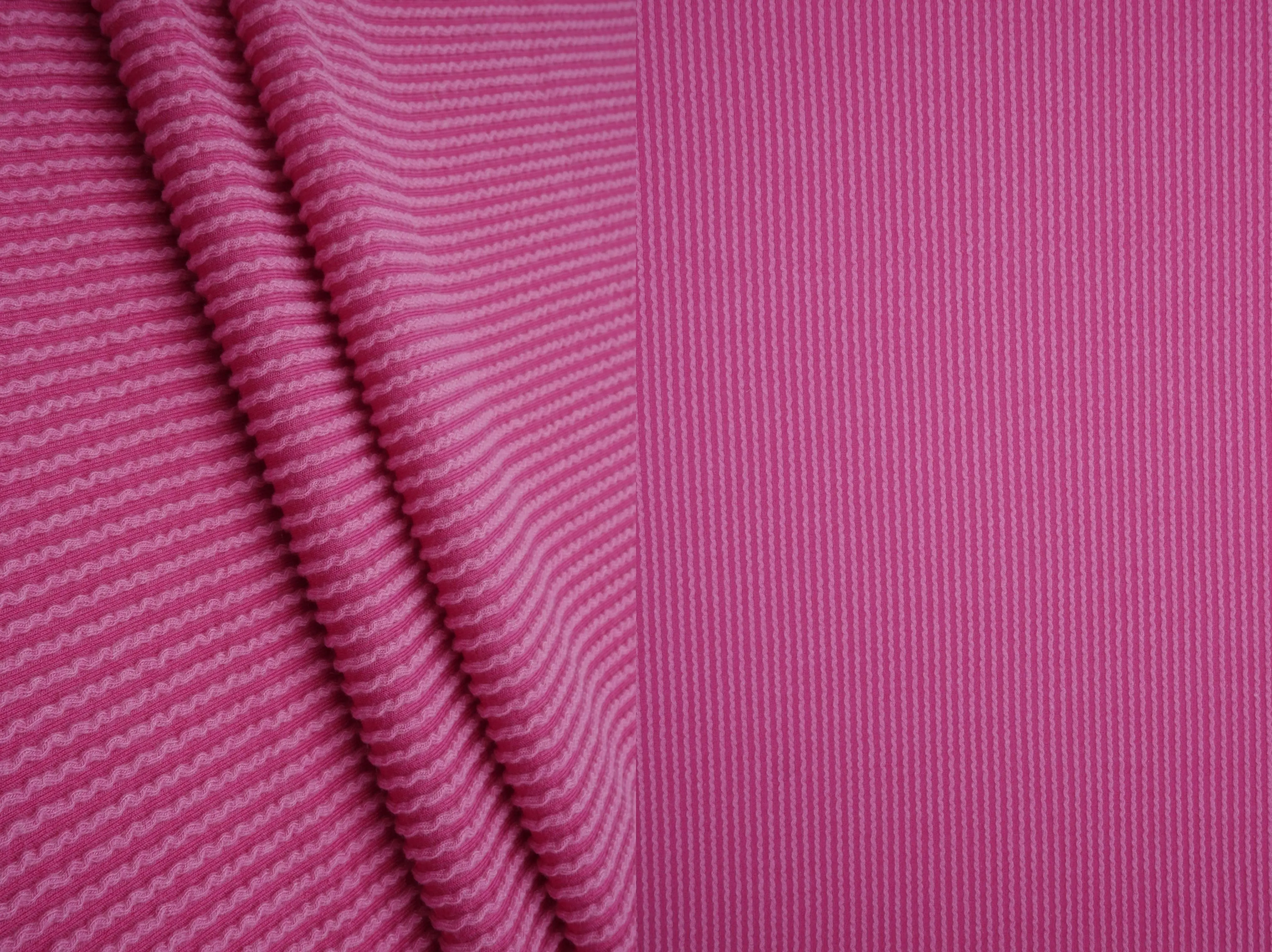 Jacquard Double Knit Rib Stretch Fabric - KNT4463 - Image 22