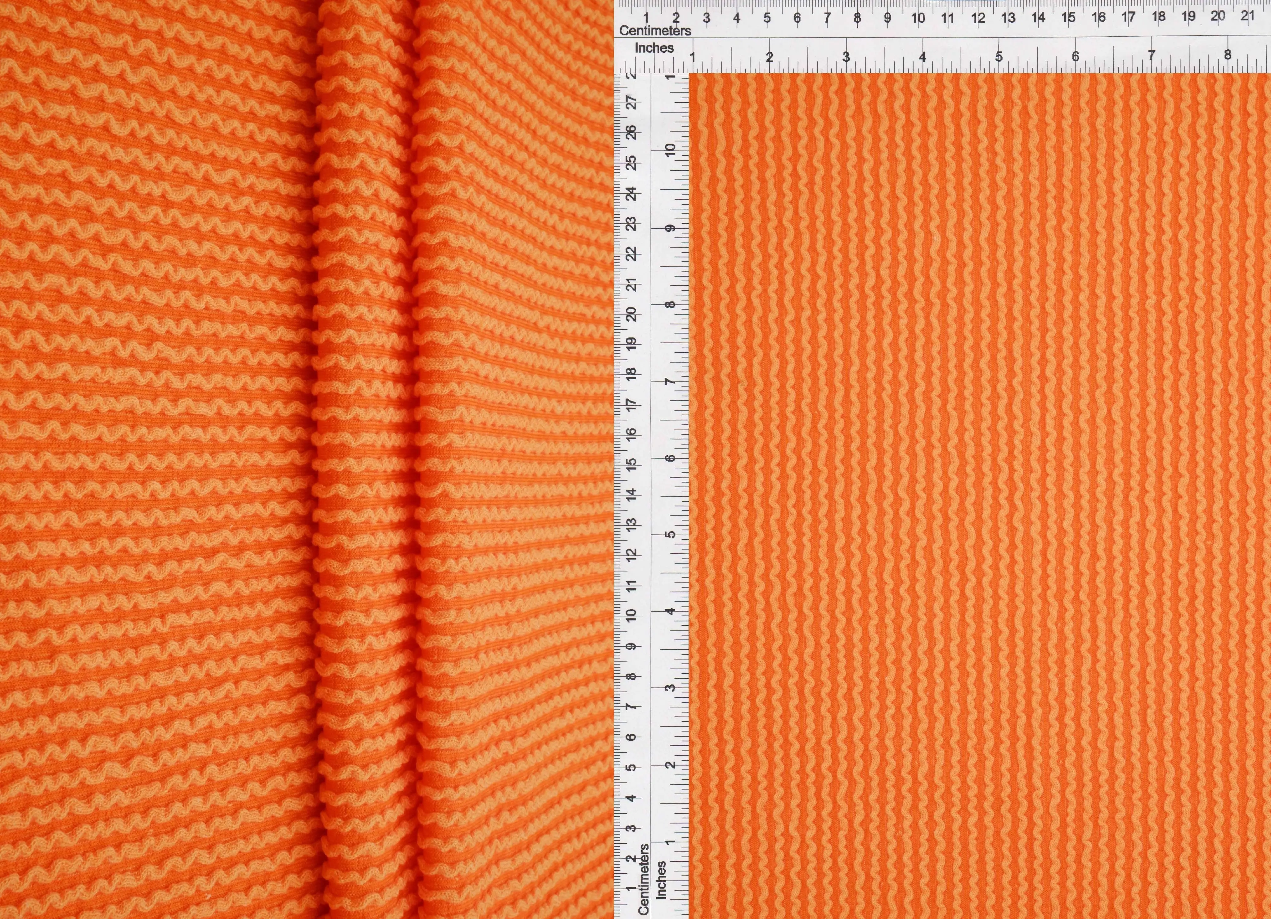 Jacquard Double Knit Rib Stretch Fabric - KNT4463 - Image 64