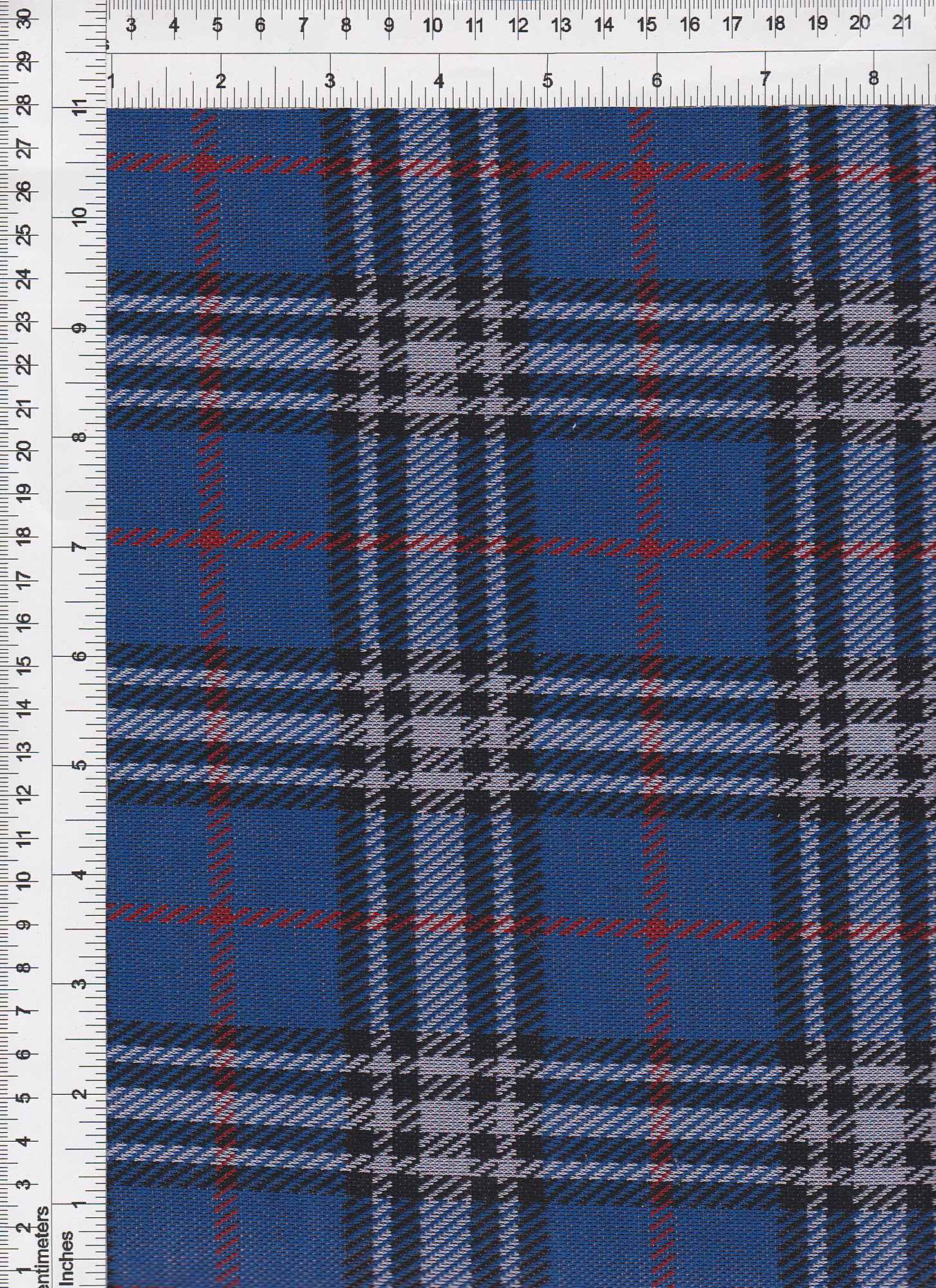 Jacquard Plaid Stretch Knit Fabric - KNT4125