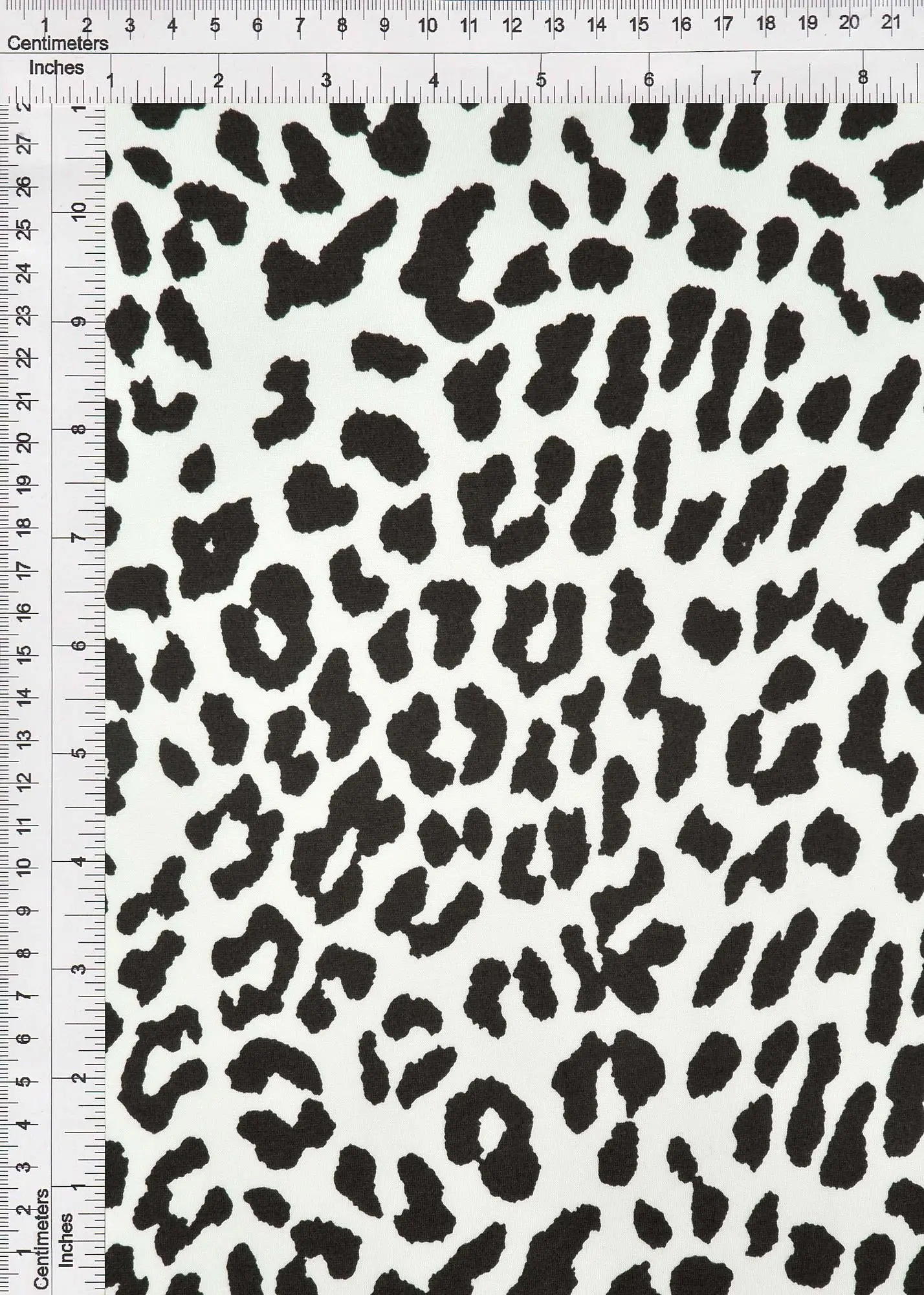 DTY Brushed Animal Print Stretch Knit Fabric - KNT2100-SE30410 - Image 3