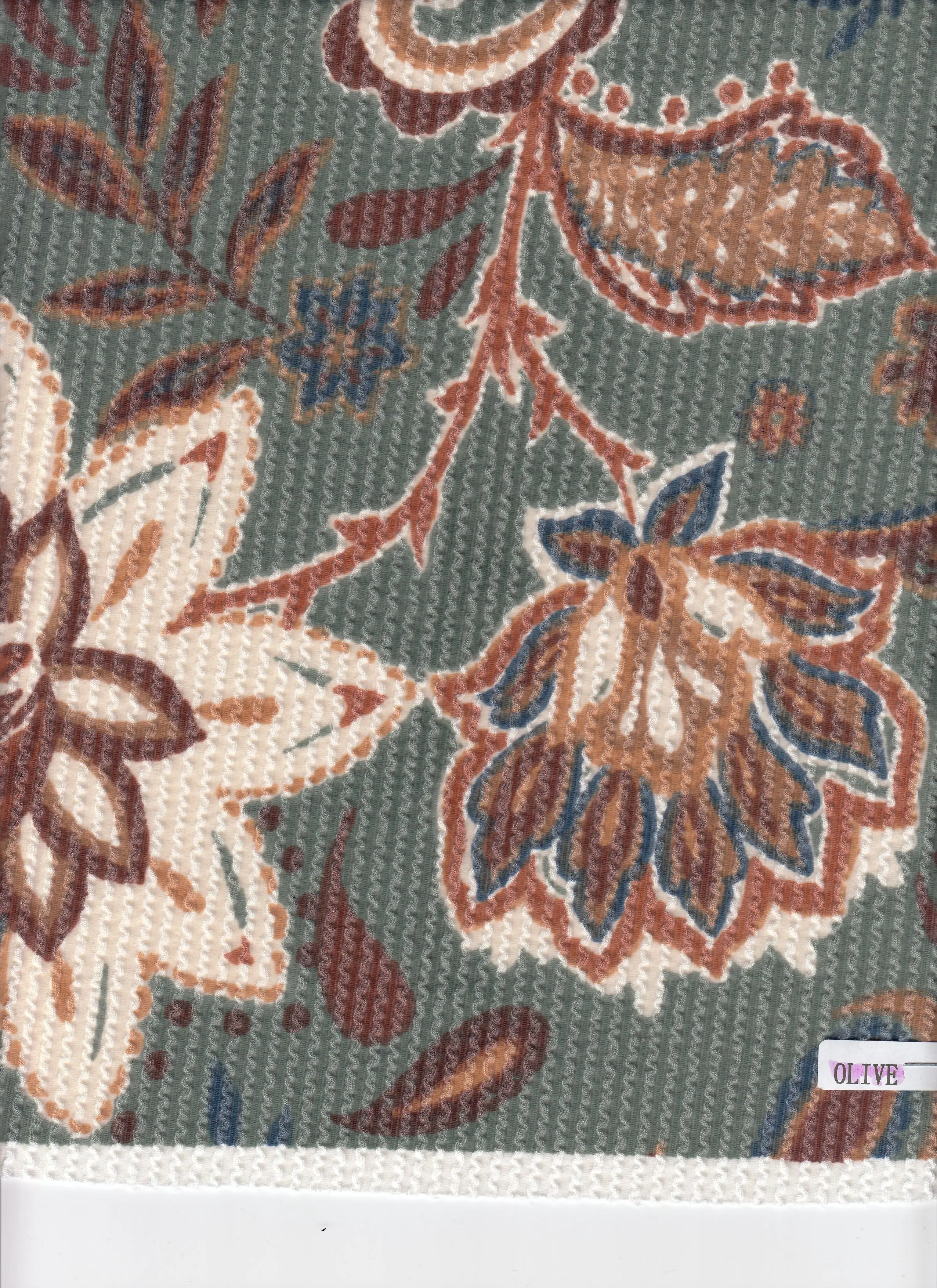 Boho Floral Double Knit Fabric   KNT4463-MS11145 - Image 6