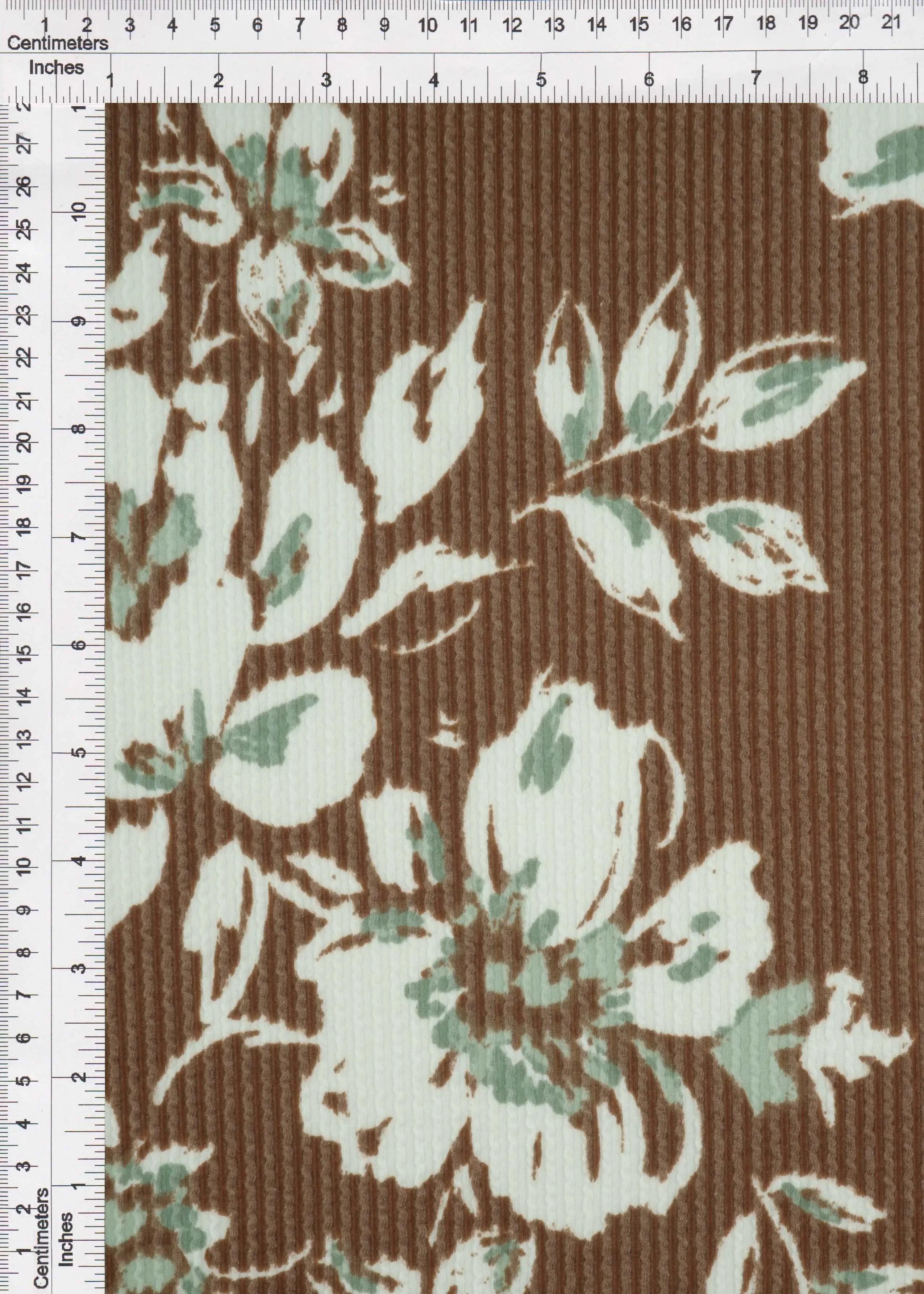 Double Knit Floral Print Fabric KNT4463-MS11520 - Image 3