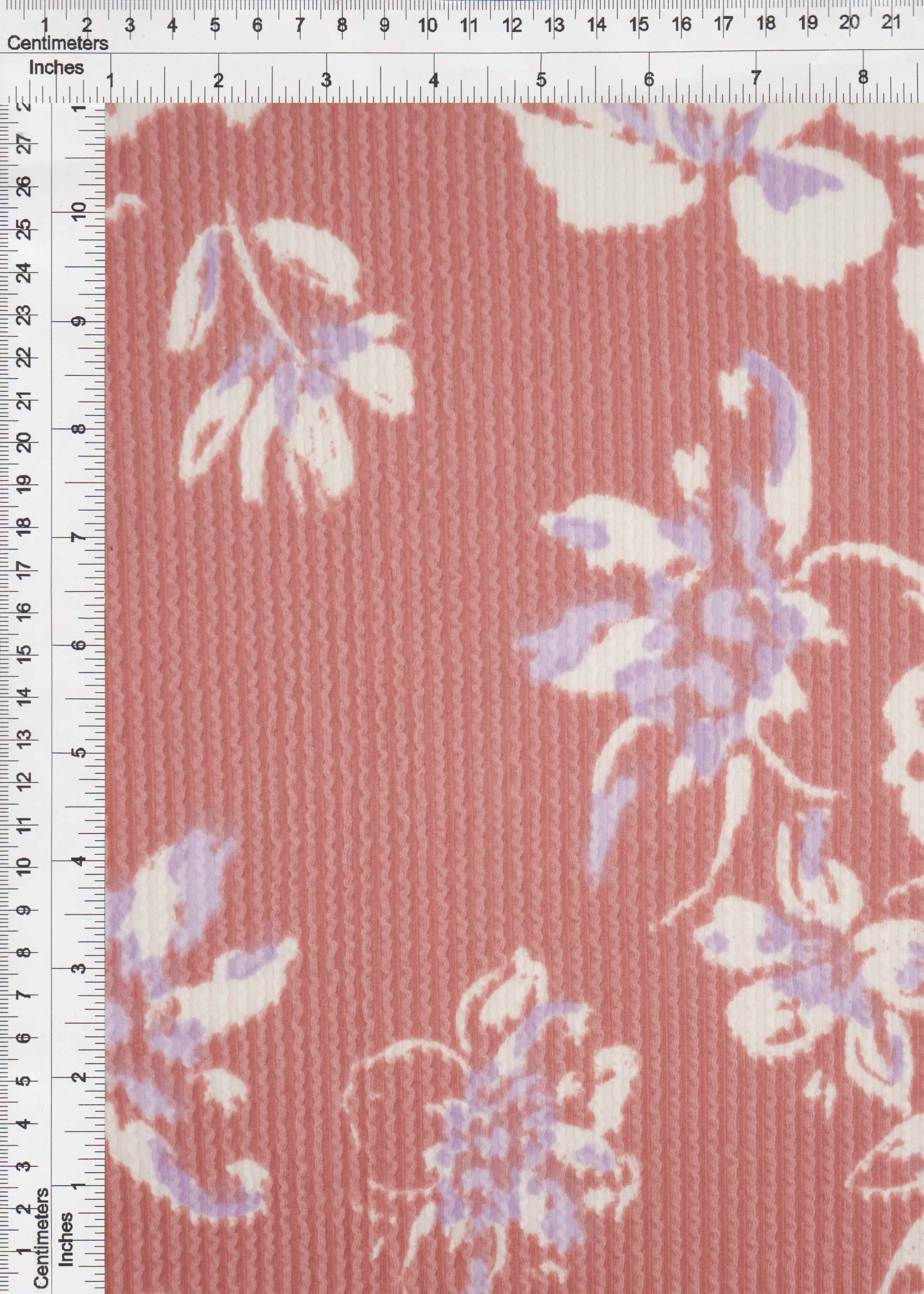 Double Knit Floral Print Fabric KNT4463-MS11520 - Image 6