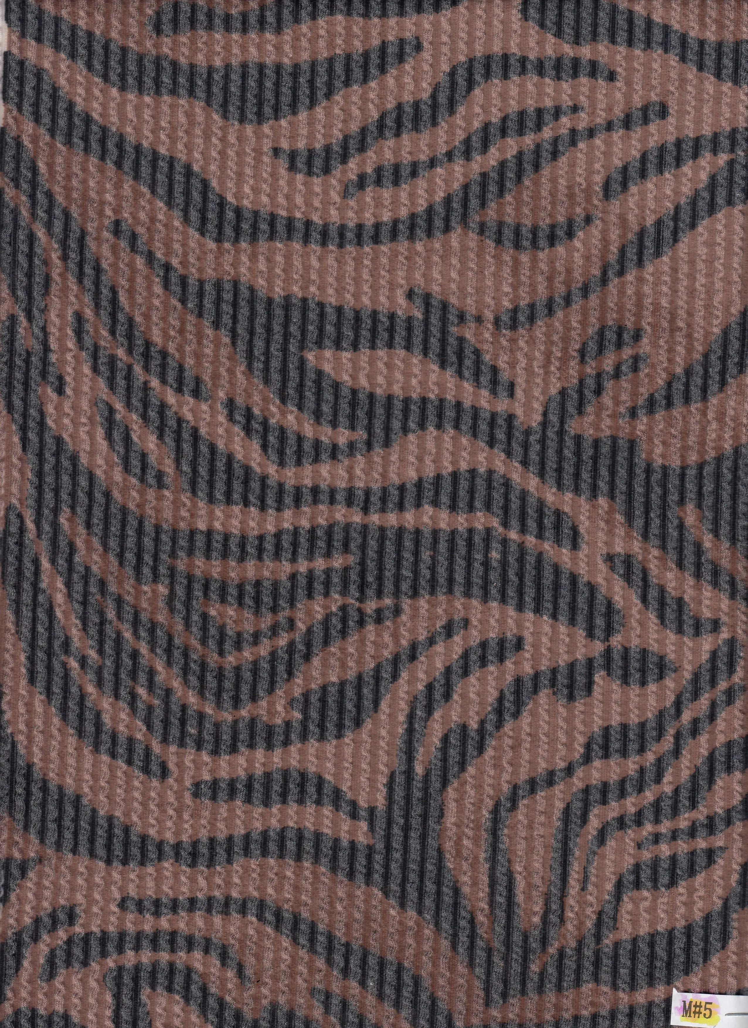 Double Knit Zebra Print Fabric   KNT4463-MS11564 - Image 3