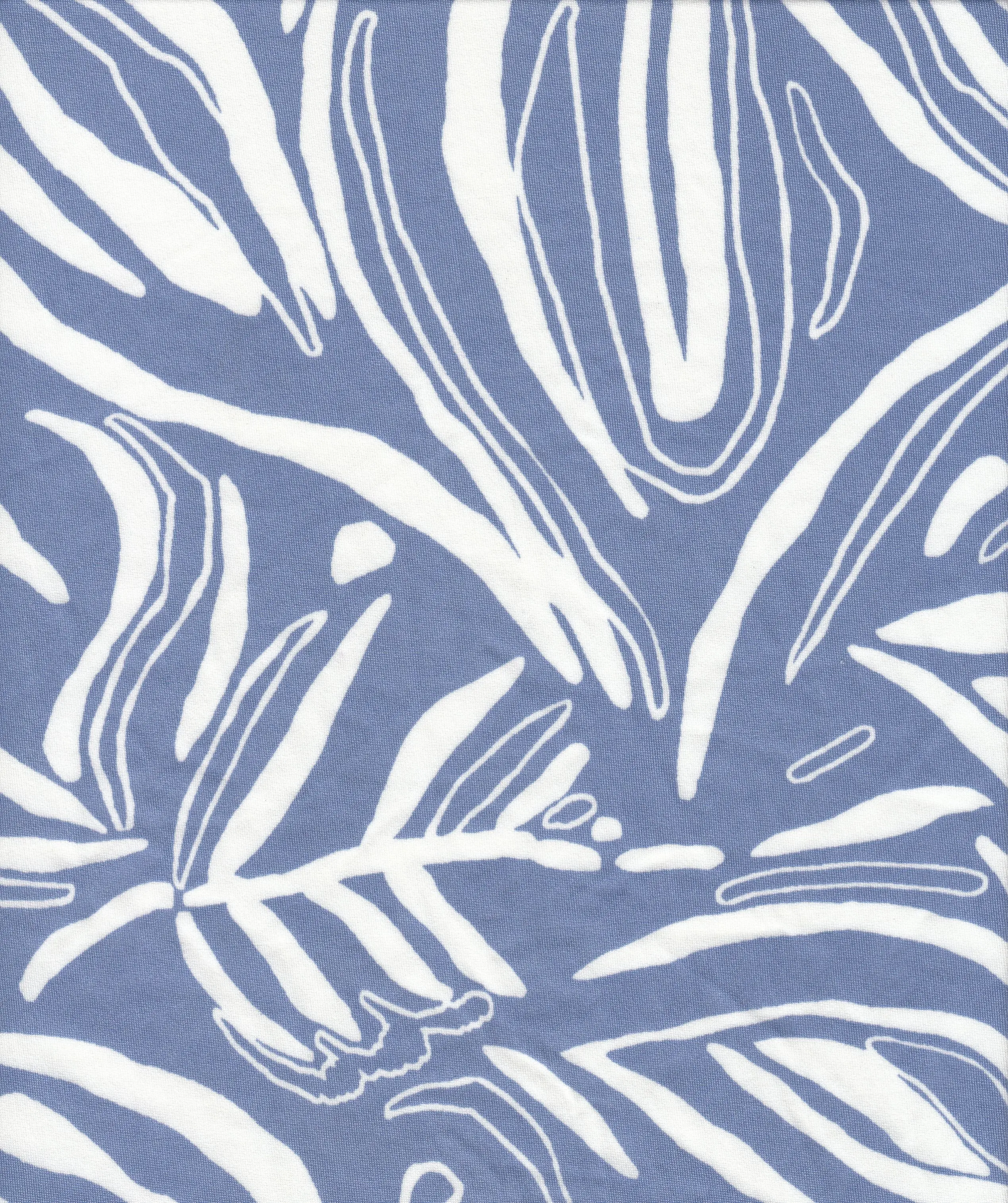 Leaf Print Stretch DTY Knit Fabric - KNT4498-MS11348 - Image 2