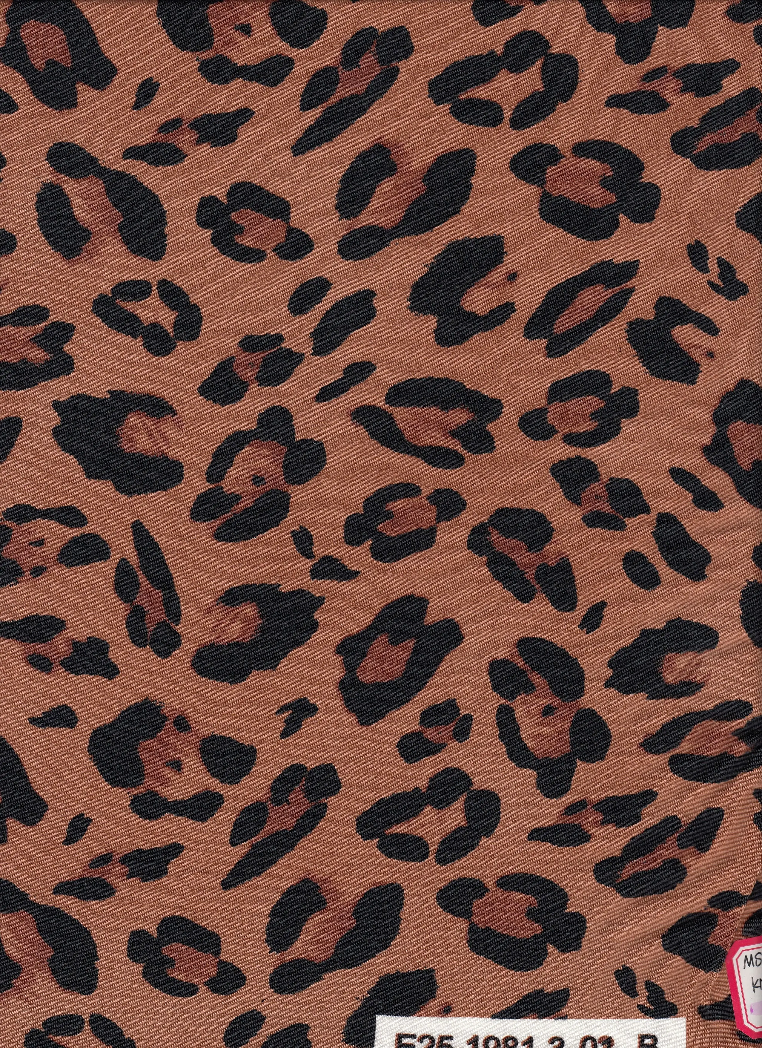 DTY Animal Leopard Print Knit Fabric   KNT4498-MS11584 - Image 8