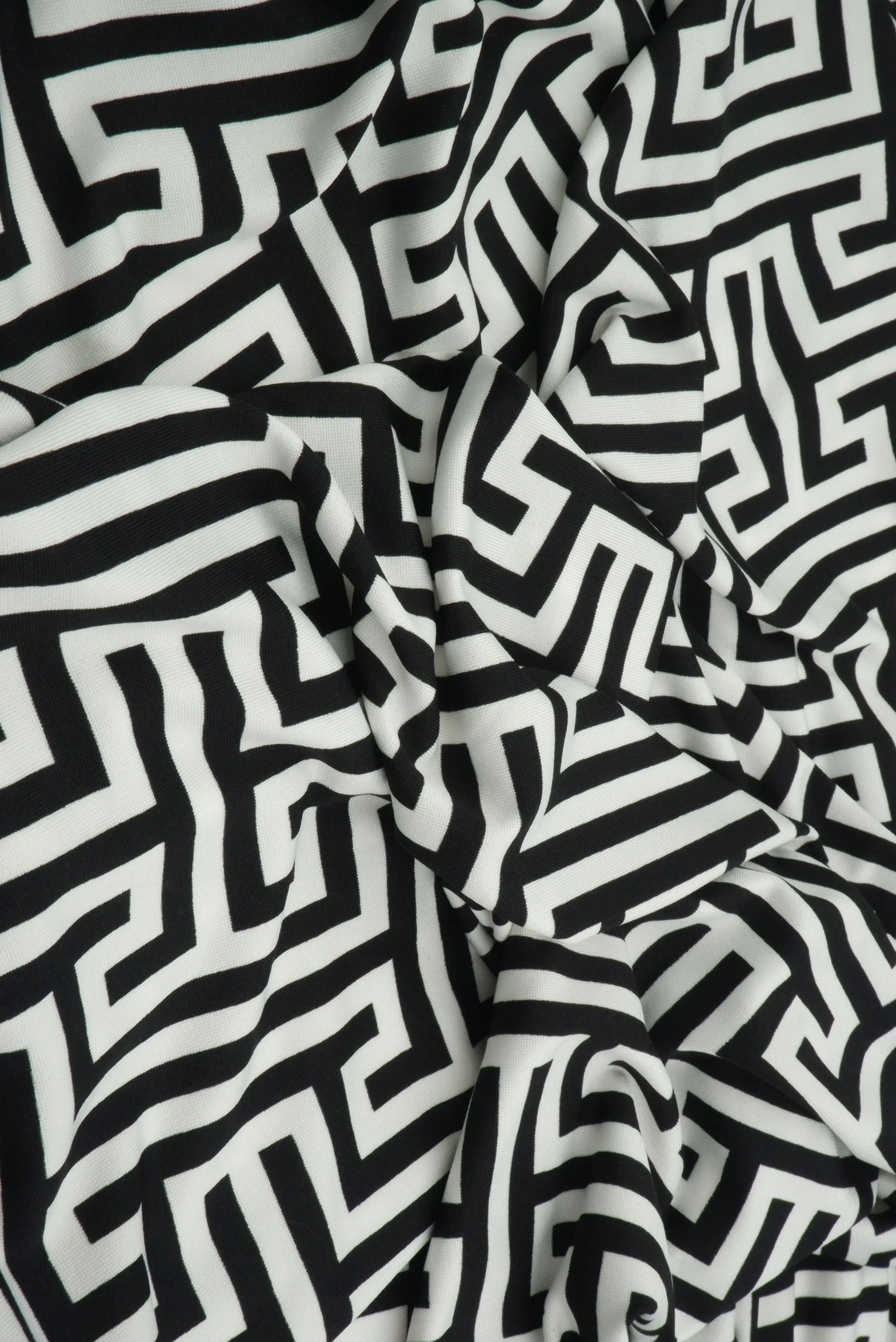 Geometric DTY Stretch Knit Fabric - KNT4498-Q10703 - Image 2