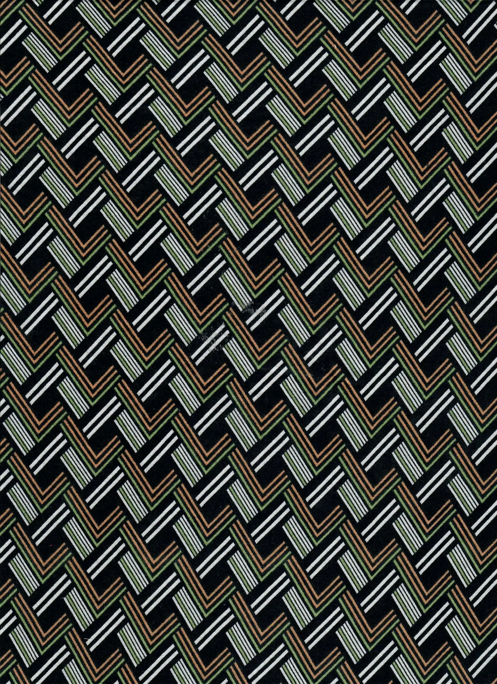 Chevron Print Brushed DTY Stretch Knit Fabric - KNT4520-MS11133 - Image 2