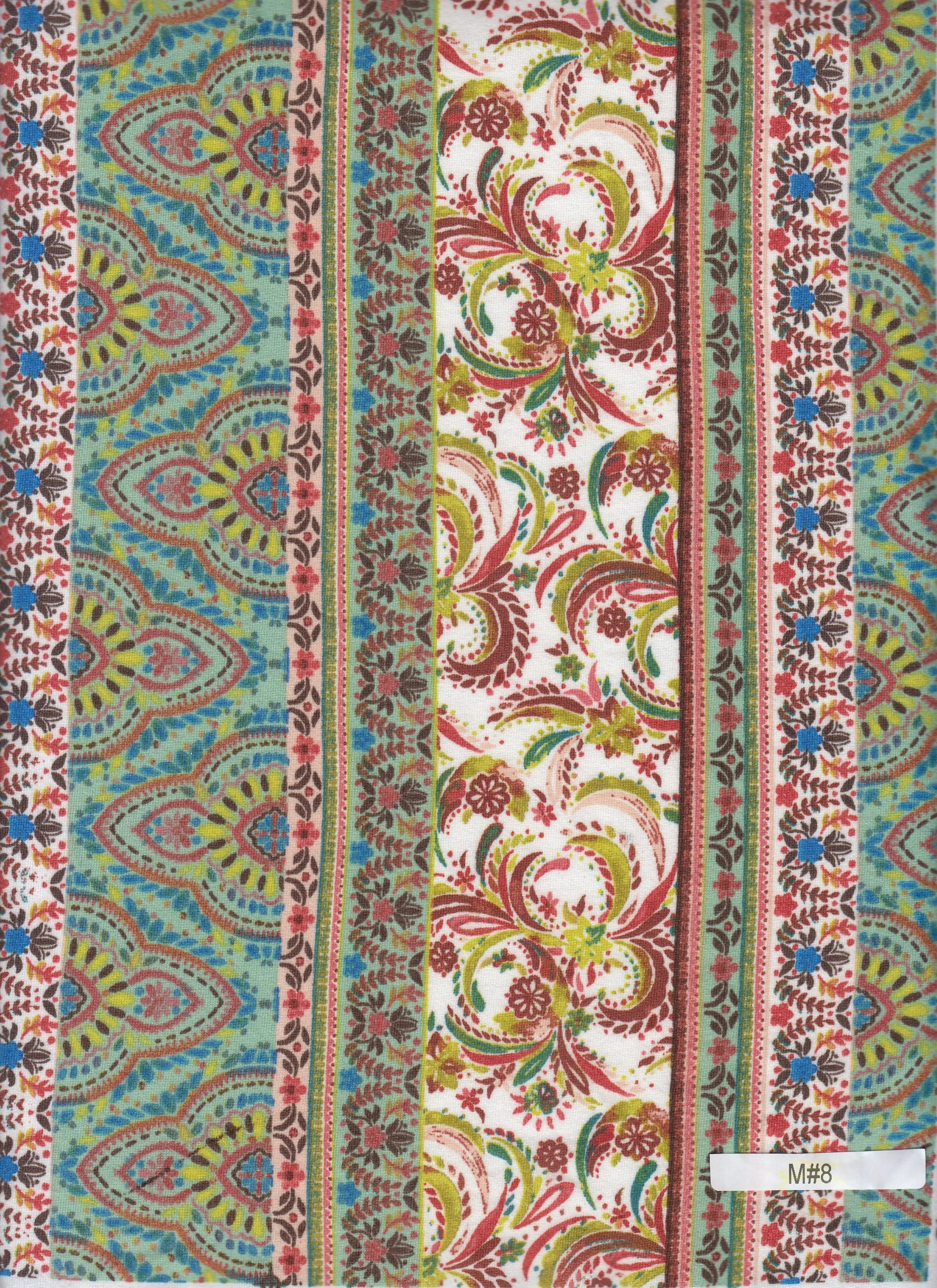 Brushed Boho Print DTY Knit Fabric - KNT4520-MS11382 - Image 7