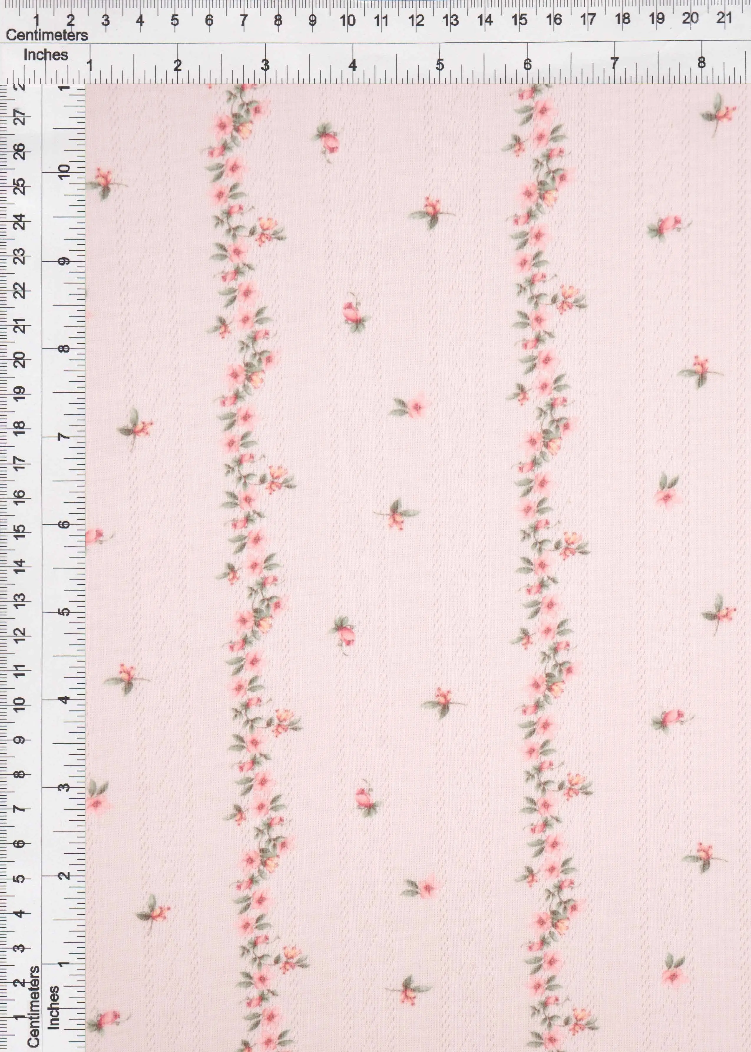 Ditsy Floral Pointelle Print Fabric   KNT4653-MS11543 - Image 11