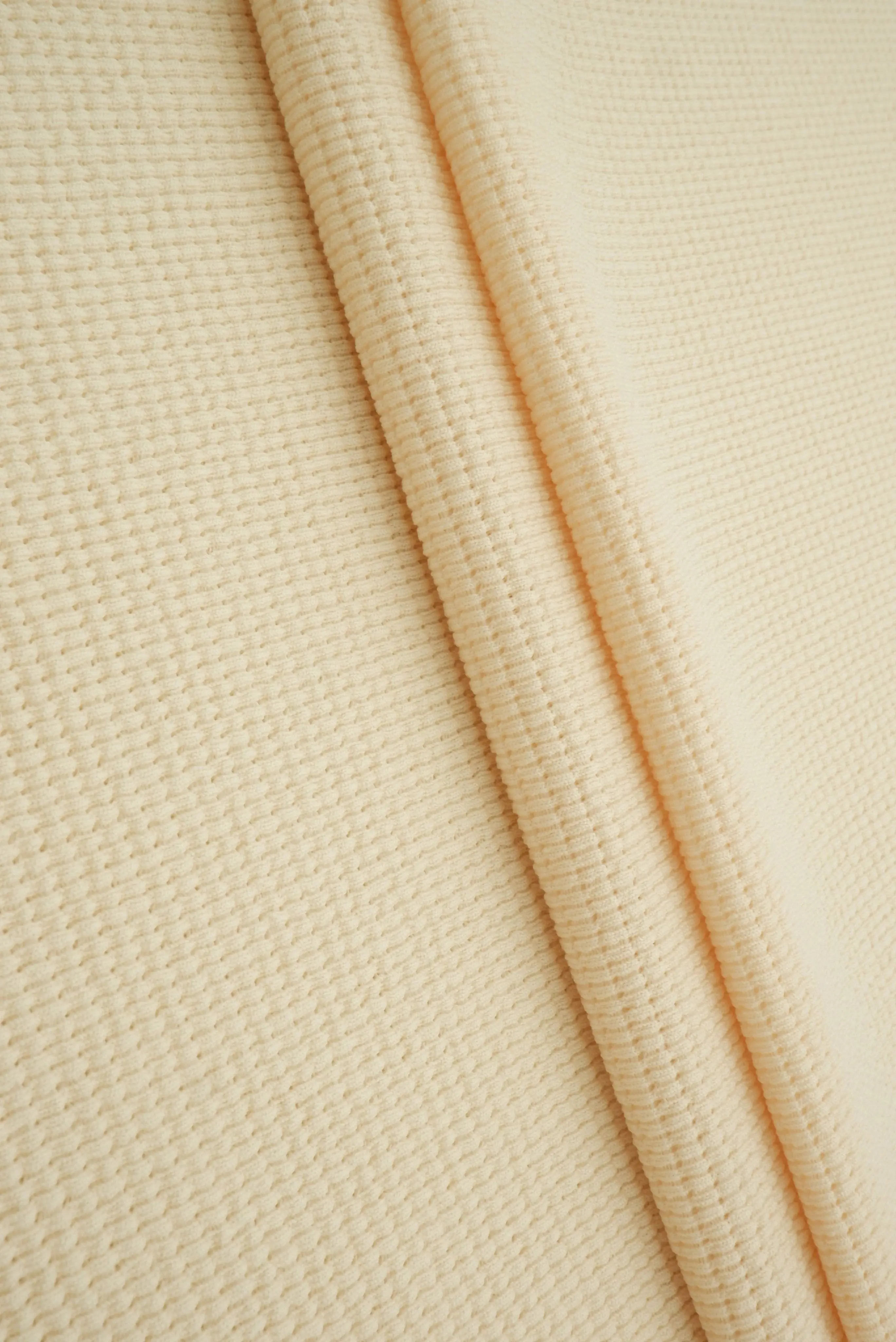 Waffle Double Knit Solid Fabric   KNT4667 - Image 6