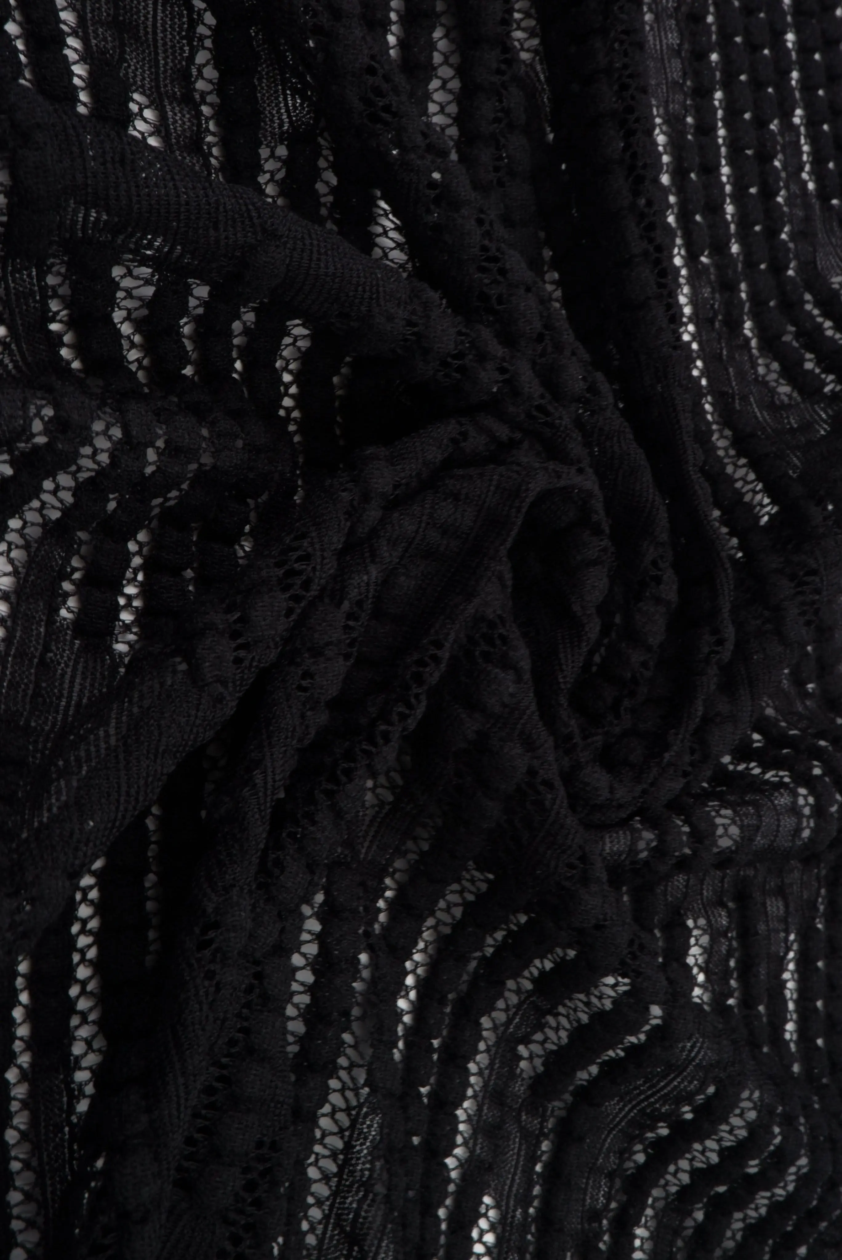 Solid Bubble Lace Fabric - LACE4608 - Image 3