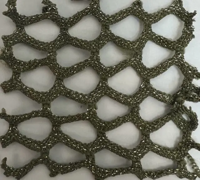 Lurex Fishnet Mesh Stretch Fabric - MESH-4467 - Image 16