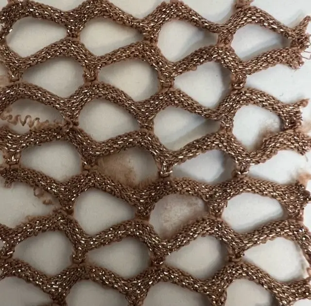 Lurex Fishnet Mesh Stretch Fabric - MESH-4467 - Image 18