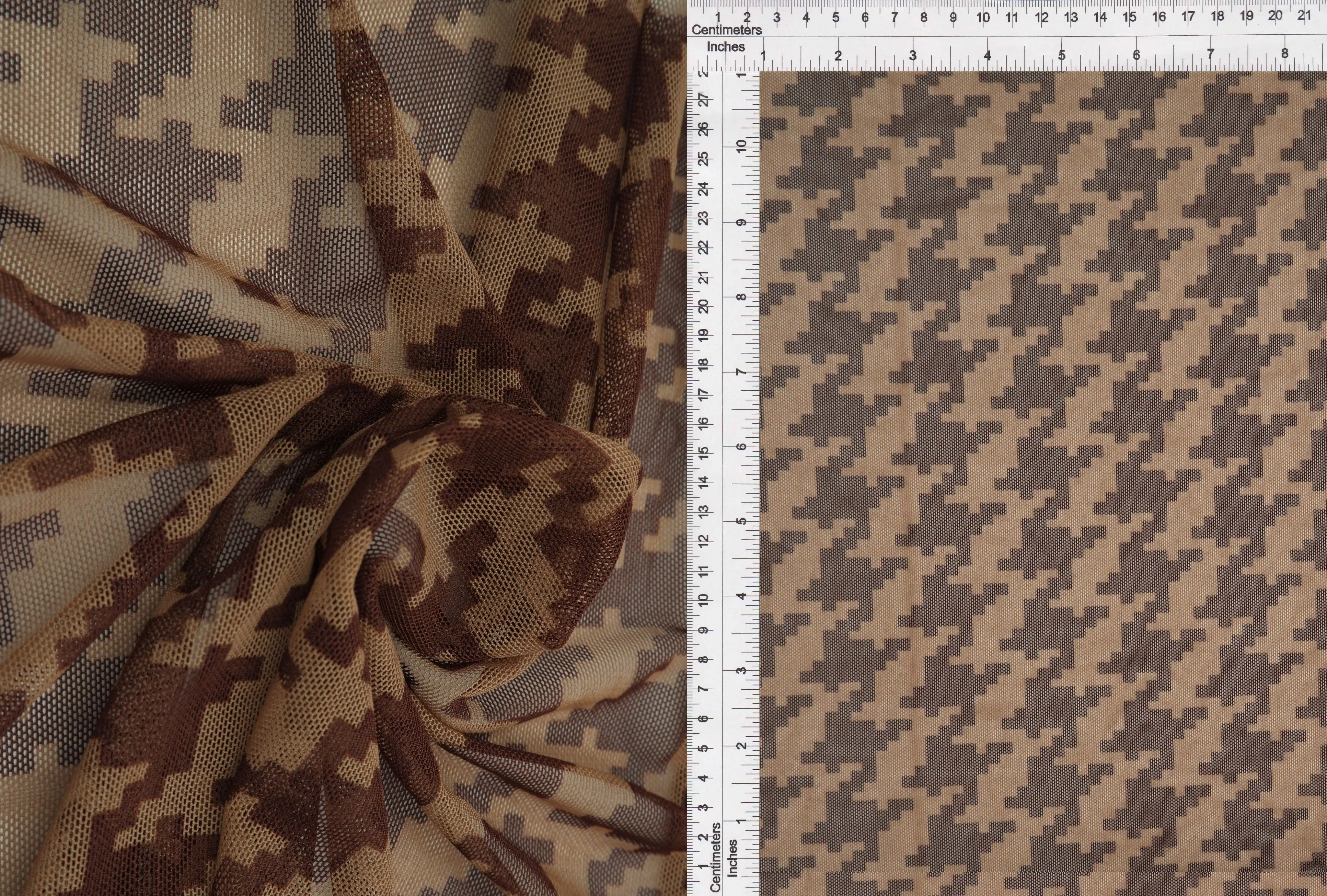Mesh Flocking Stretch Fabric - MESH-DU489 - Image 2