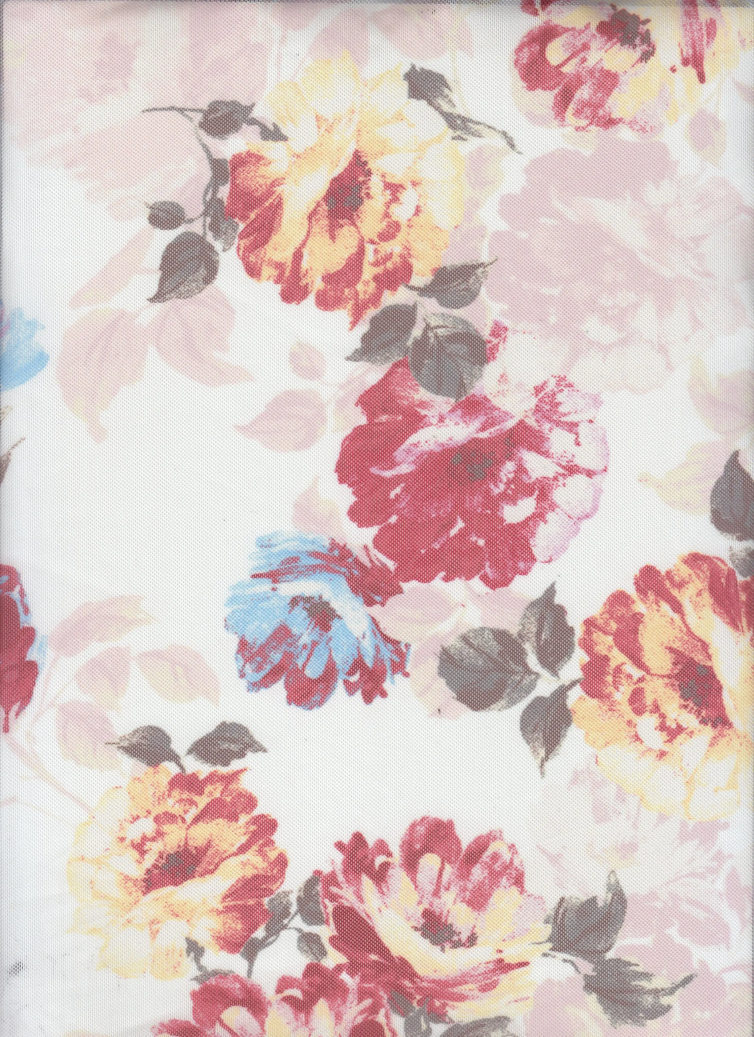 Digital Floral Mesh Fabric   MESH-MS11423 - Image 7