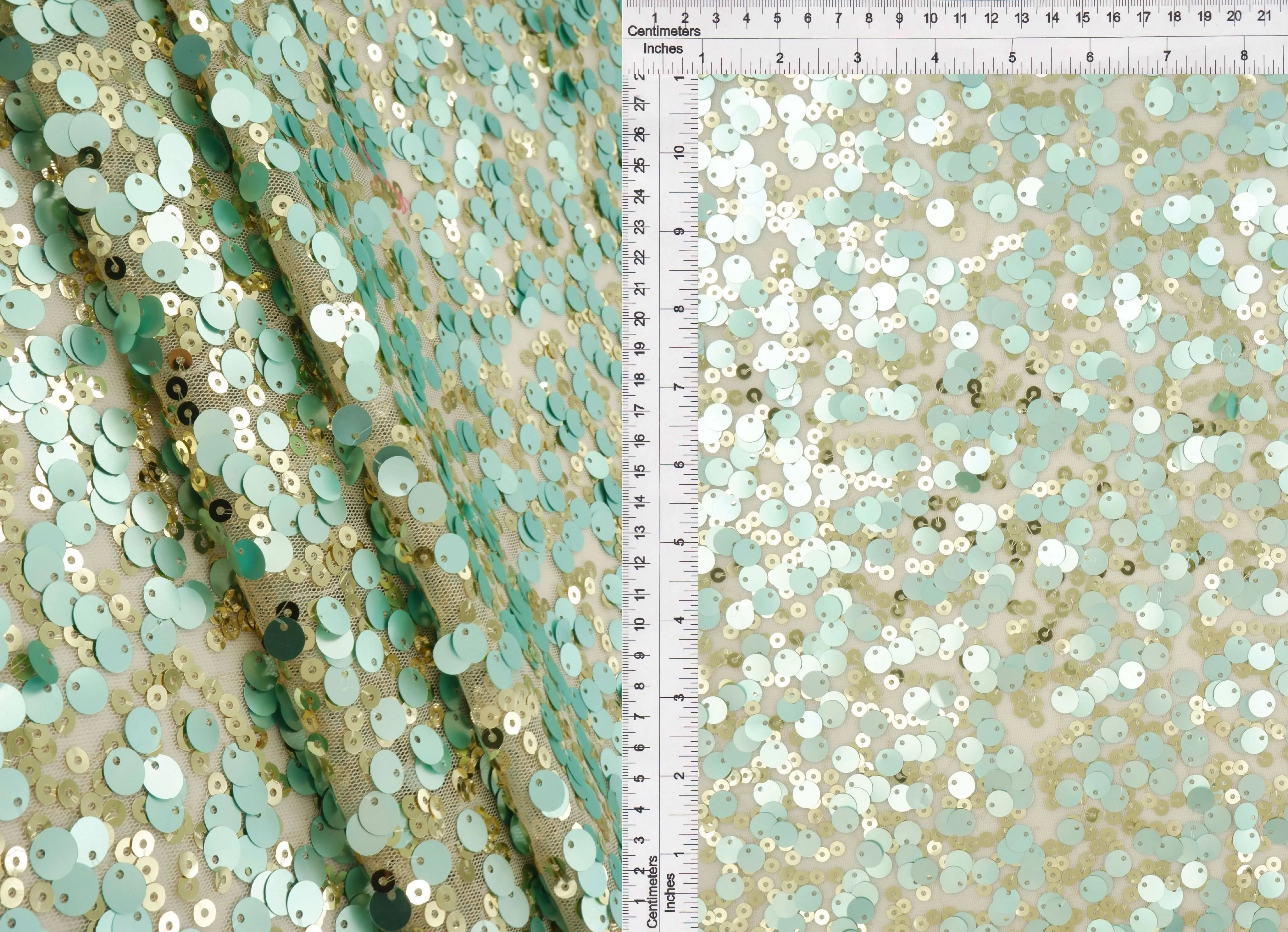 Sequin Mesh Stretch Fabric - MESH NYLON/PL - Image 2