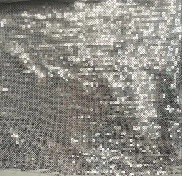 Embroidered Sequin Mesh Stretch Fabric - MESH SQ EMBR 2 - Image 4