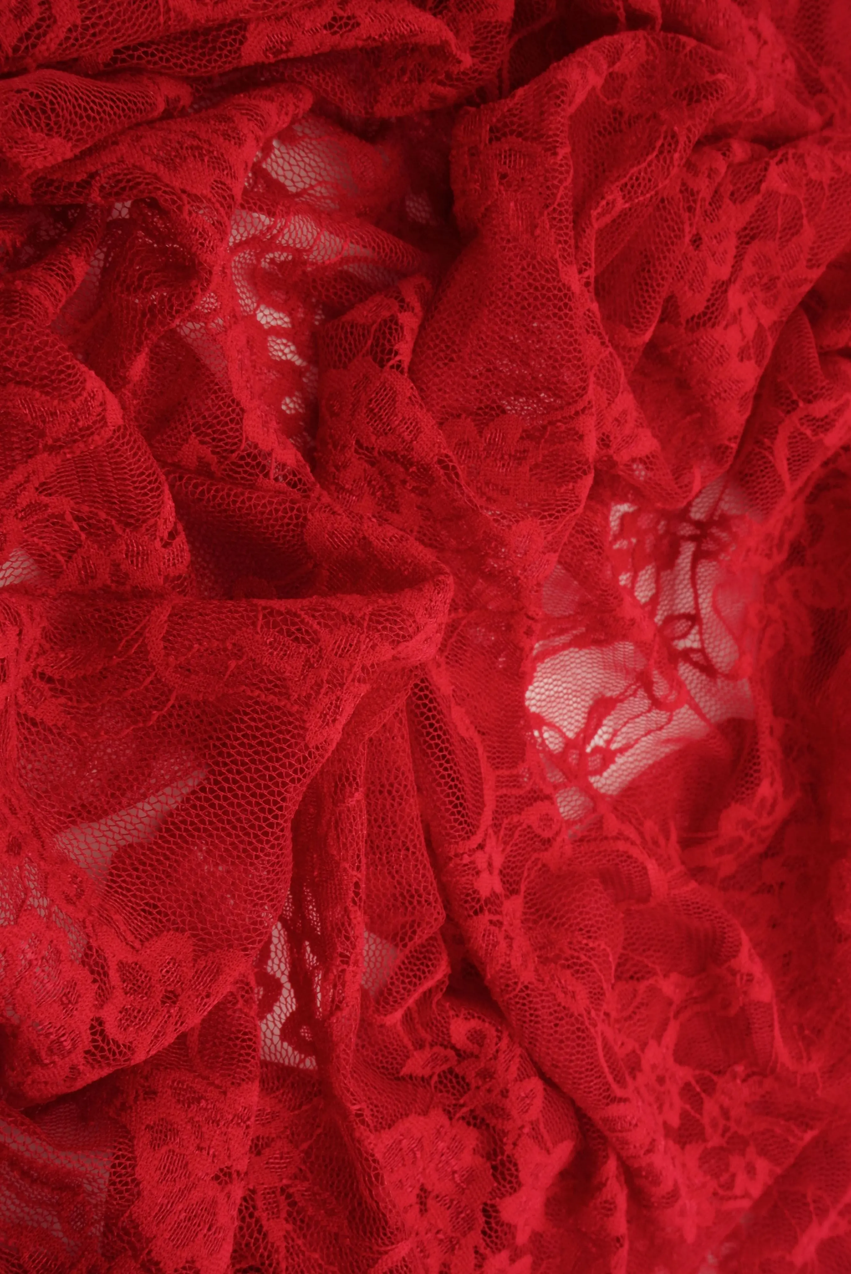 Nylon Floral Lace Fabric - LACE-1483 - Image 11