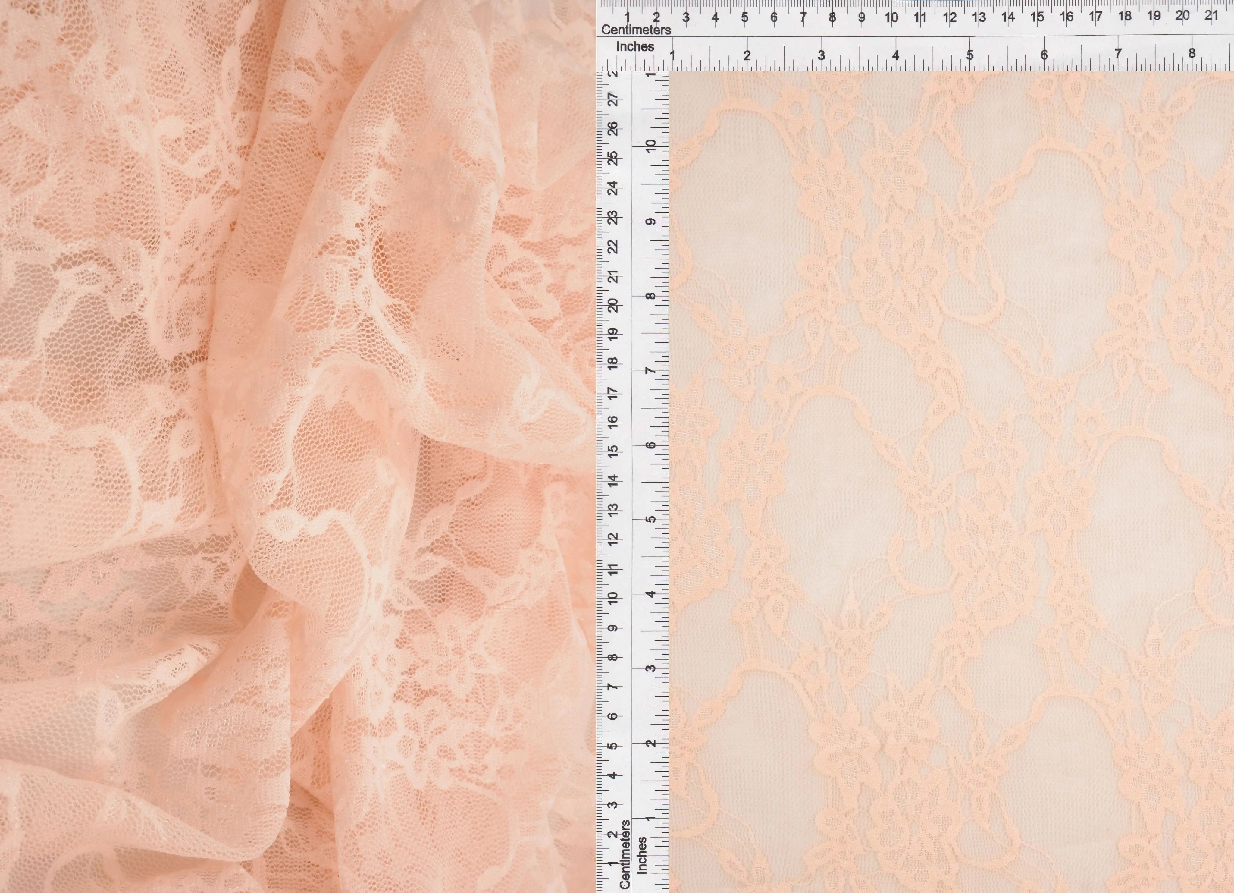 Nylon Floral Lace Fabric - LACE-1483 - Image 19