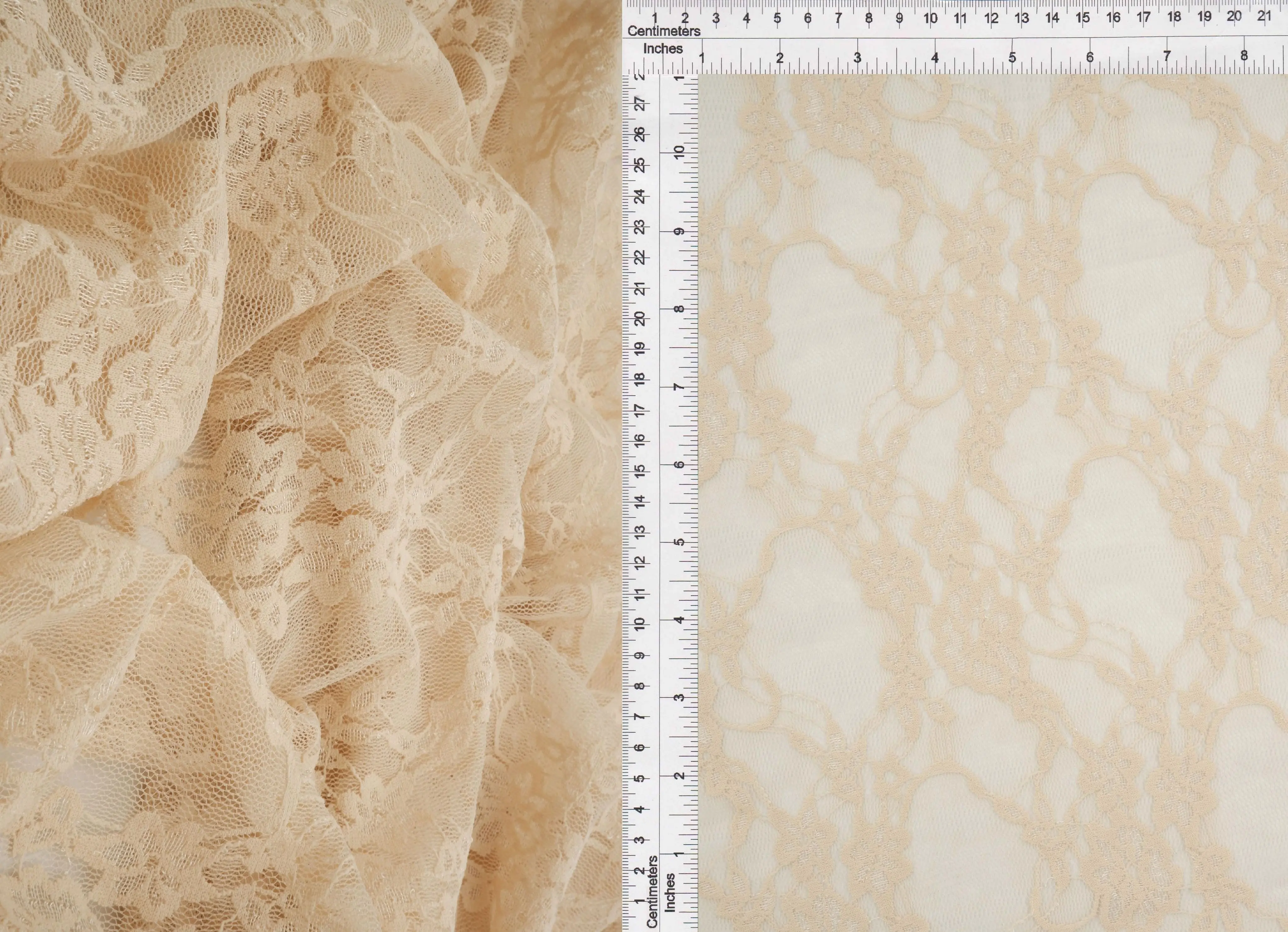 Nylon Floral Lace Fabric - LACE-1483 - Image 22