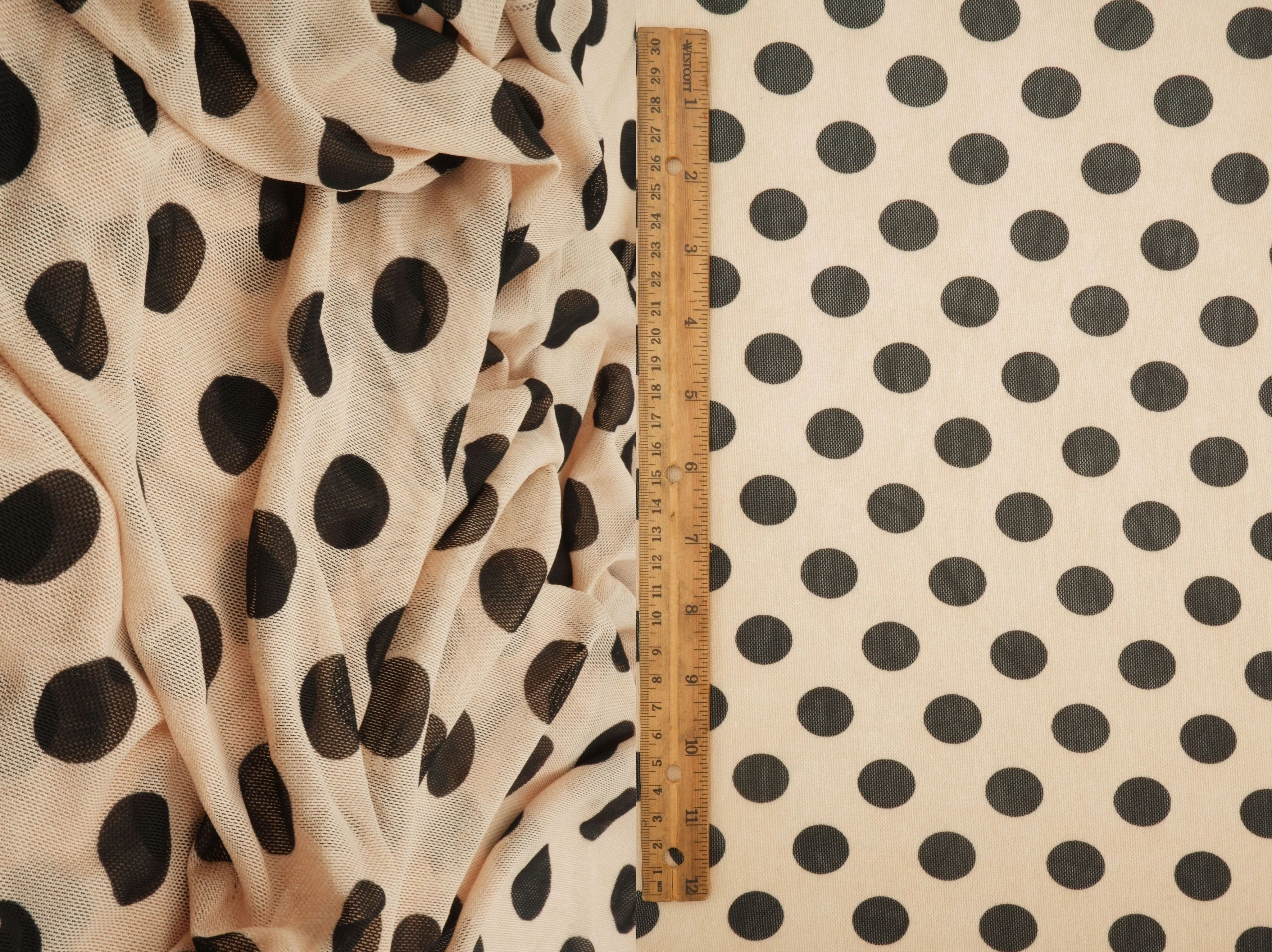 Polka Dot Mesh Print MESH-DU1665 - Image 9