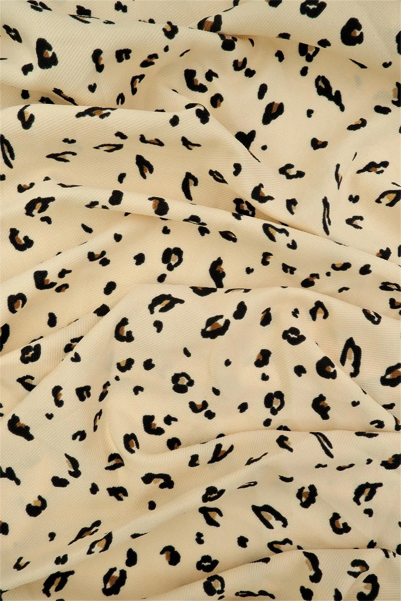 Twill Leopard Animal Print Woven Fabric - POP4435-MS10516 - Image 6