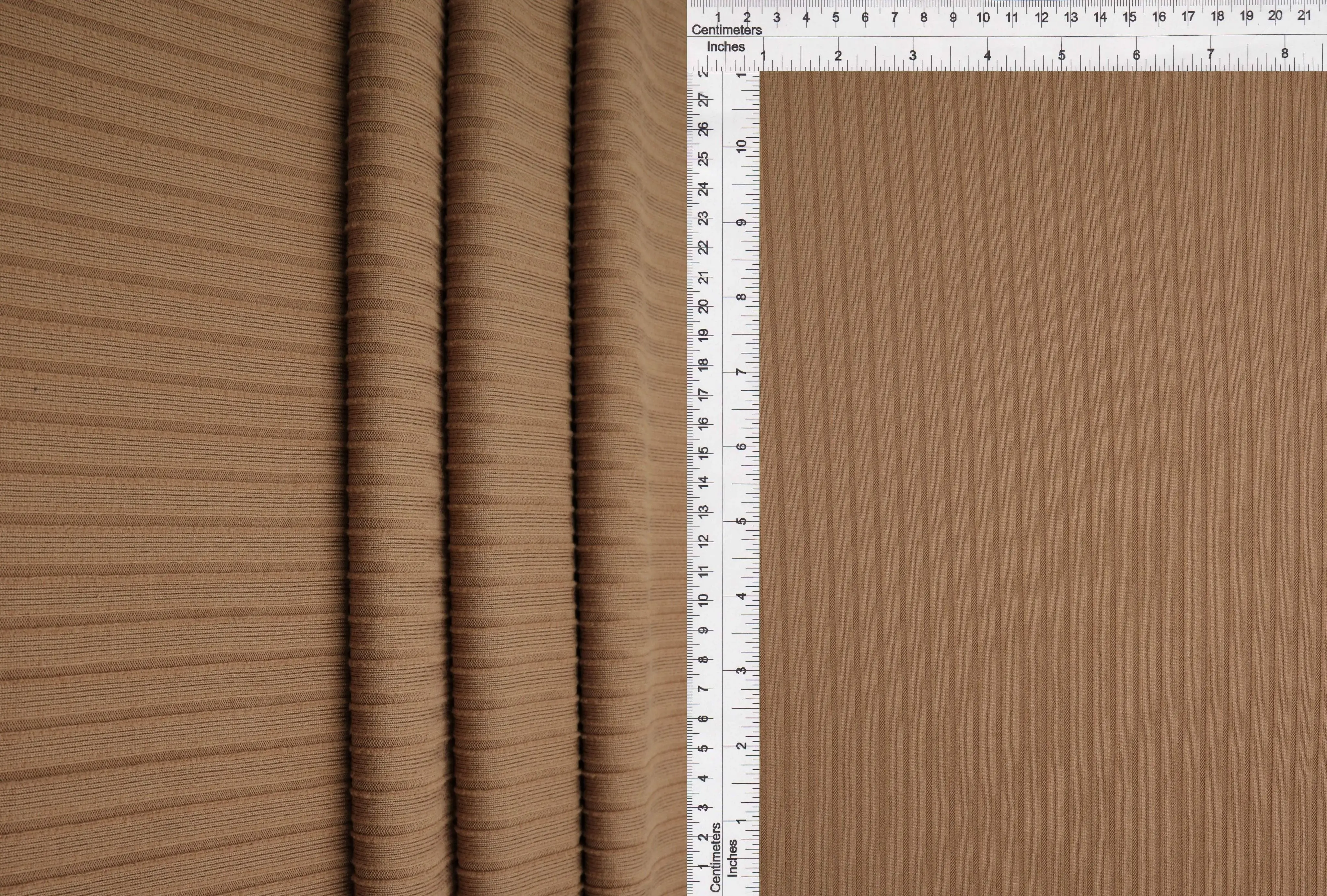 Rib Solid Stretch Knit Fabric - KNT4135 - Image 2