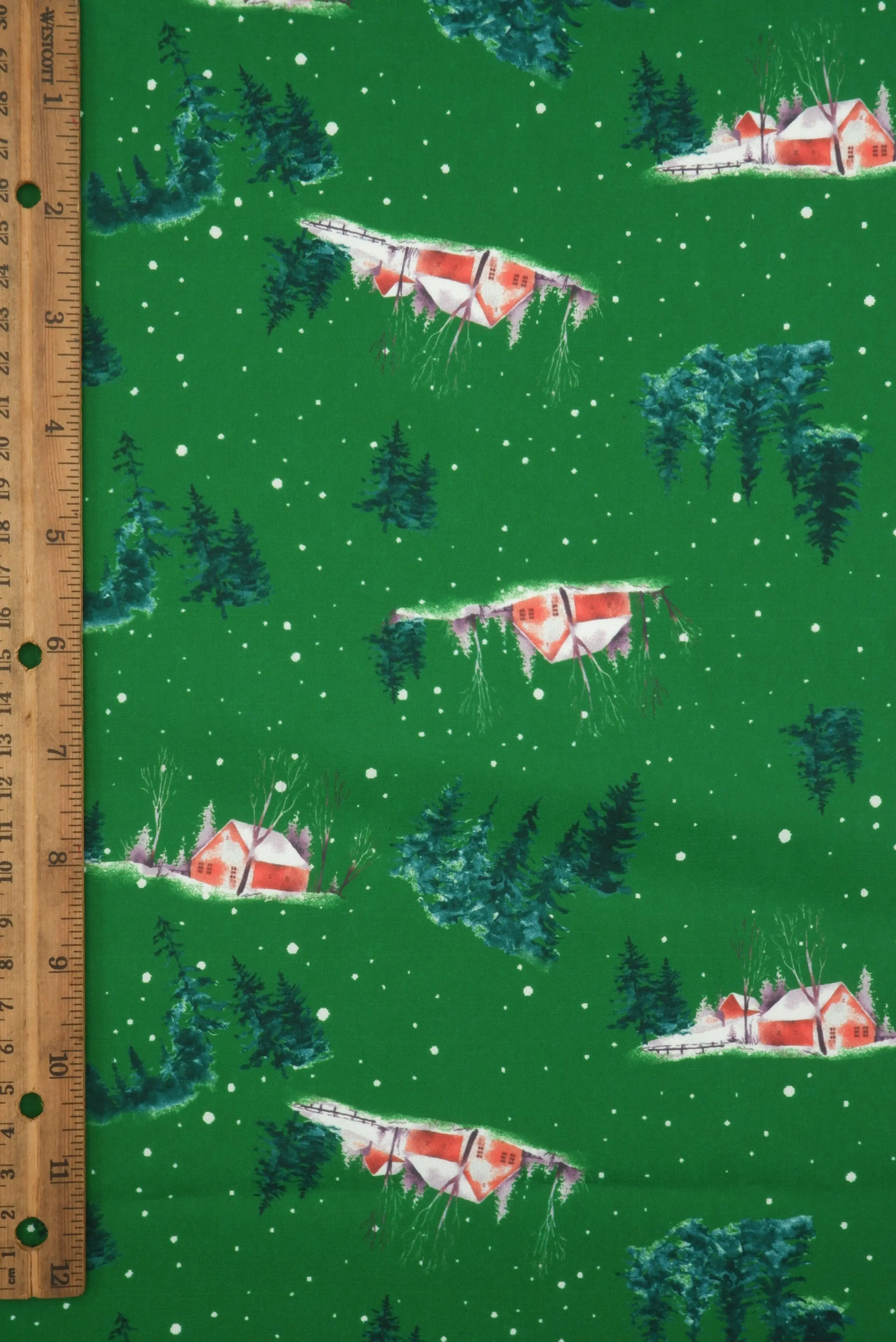 Snow House Christmas Digital Woven Print  _ DPOP7704-M11735 - Image 8