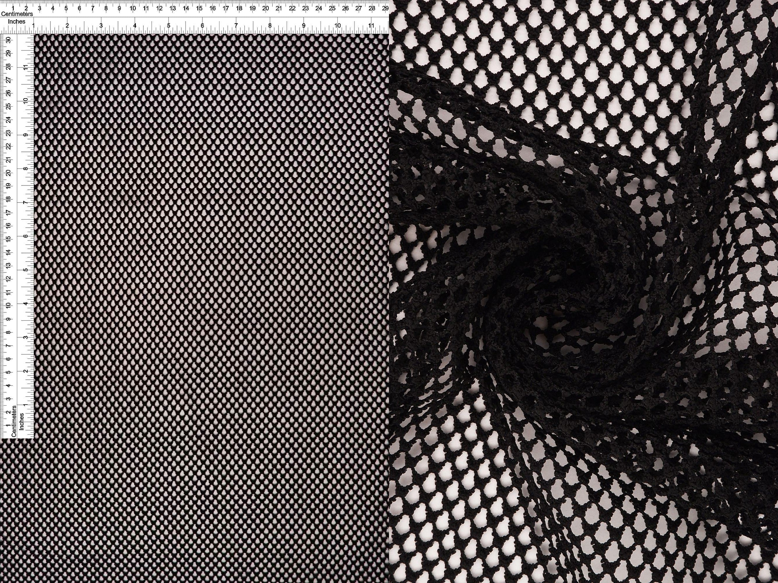 Solid Fishnet Mesh Stretch Fabric - MESH-4119 - Image 11