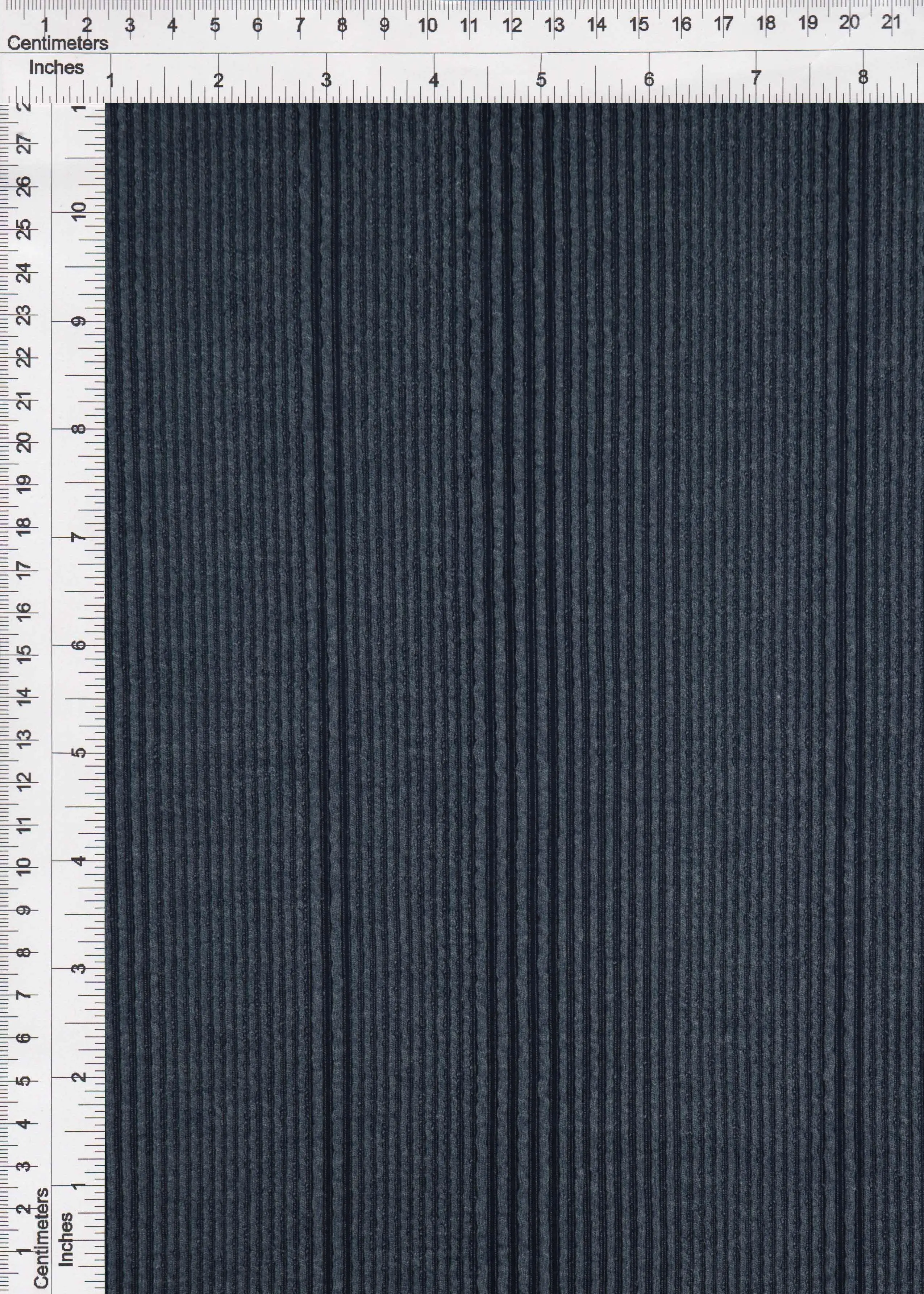 Variegated Jacquard Rib Knit Fabric Burgundy - KNT4495 - Image 10